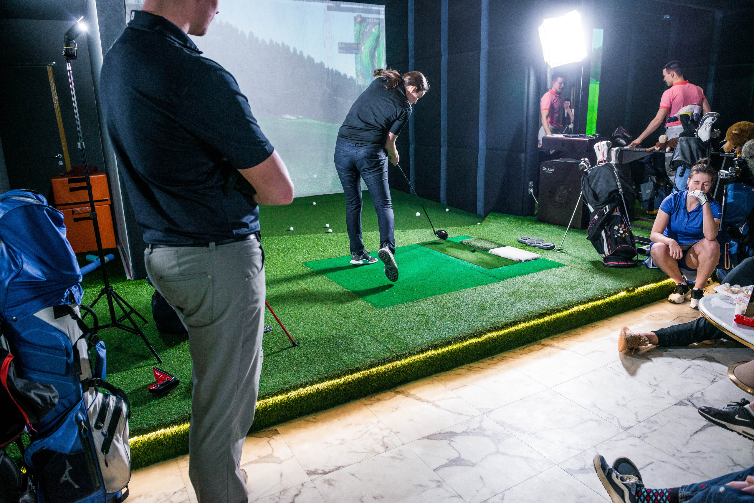 Зимний чемпионат нацональной студенческой лиги гольфа 2022. Свадебный фотограф на Урале Виктор Соколов