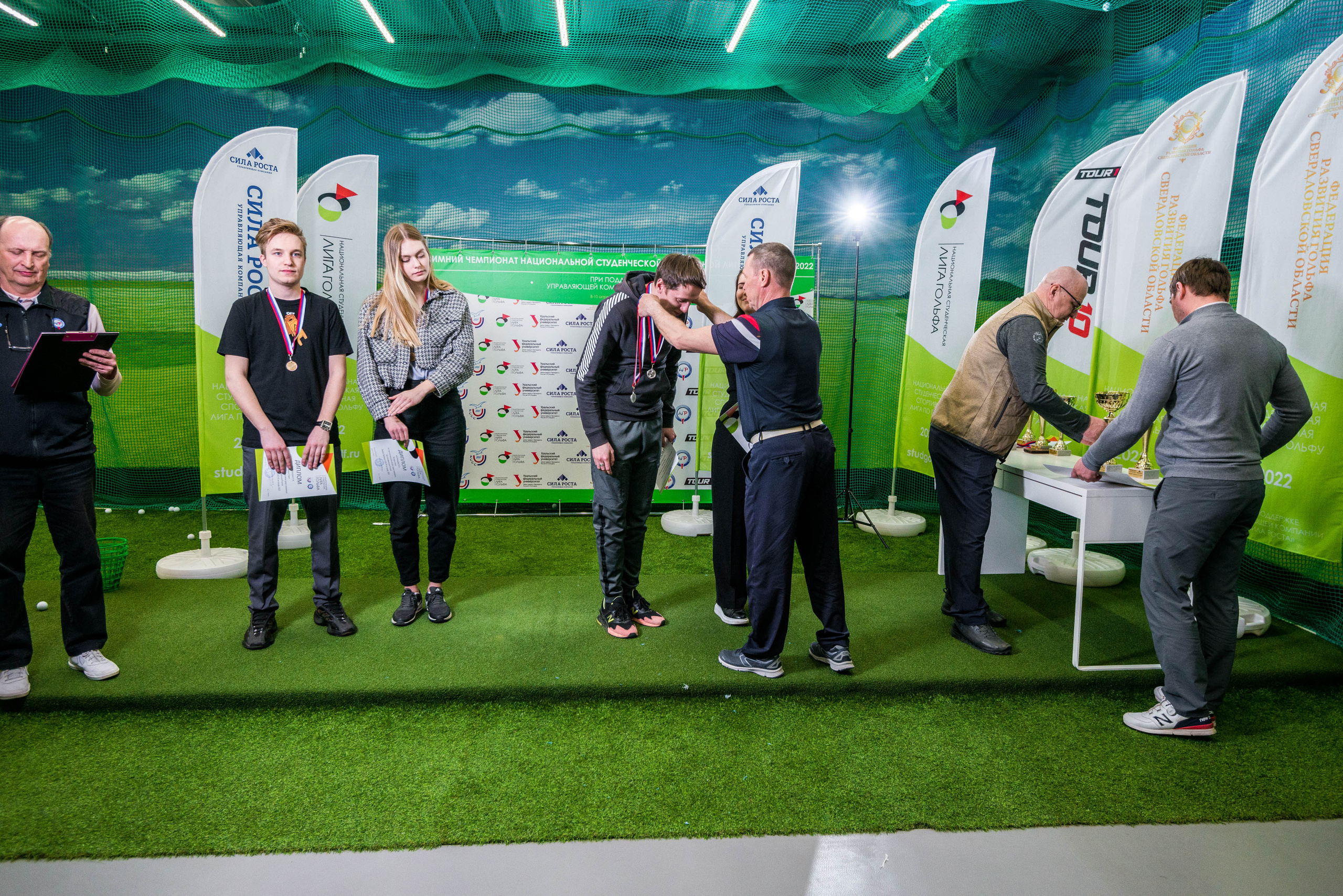 Зимний чемпионат нацональной студенческой лиги гольфа 2022. Свадебный фотограф на Урале Виктор Соколов