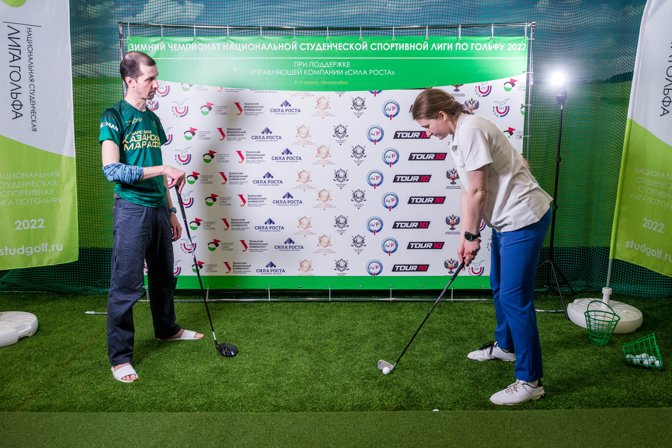 Зимний чемпионат нацональной студенческой лиги гольфа 2022. Свадебный фотограф на Урале Виктор Соколов
