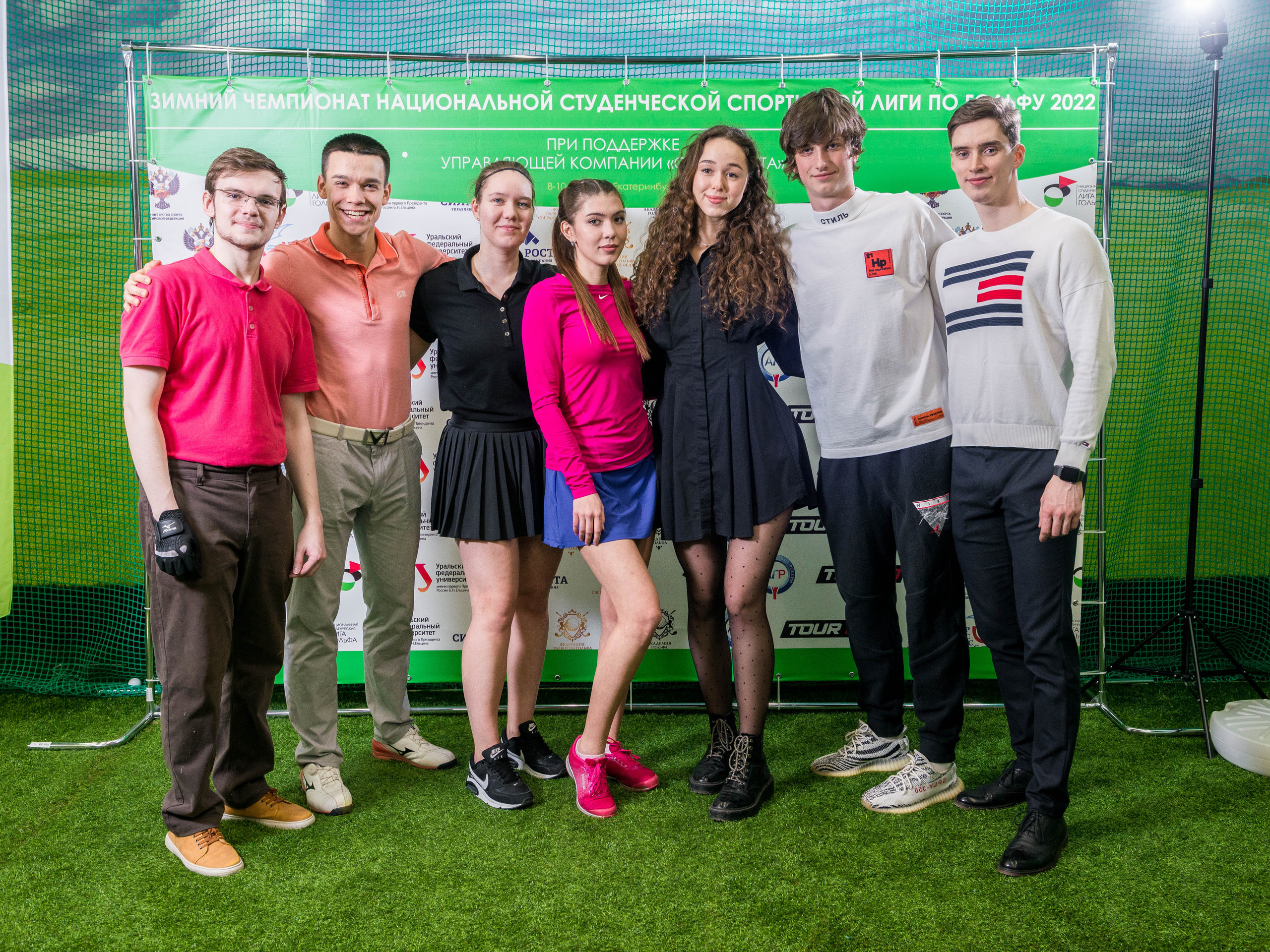 Зимний чемпионат нацональной студенческой лиги гольфа 2022. Свадебный фотограф на Урале Виктор Соколов