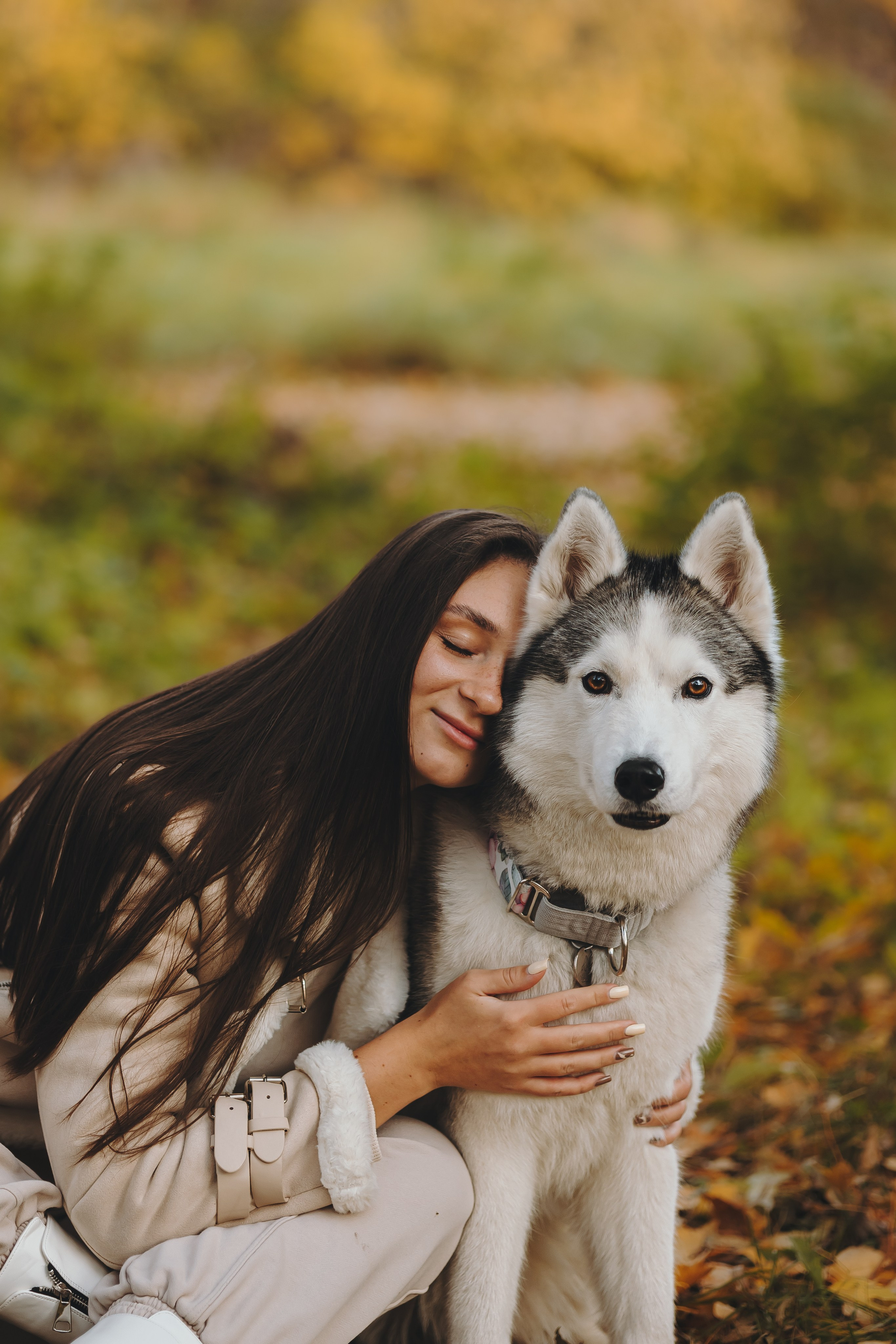 Настя и Айс. Фотограф-анималист в Санкт-Петербурге Алина Яхонт