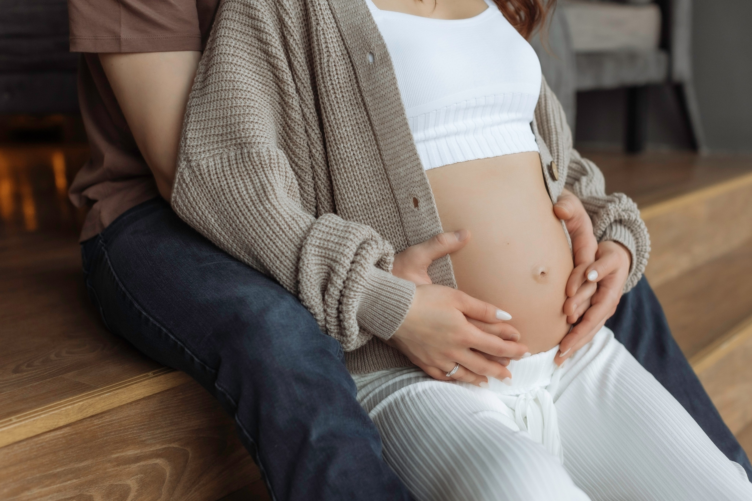 Фотосессия беременности. Фотосессии в фотостудии Мимика Москва