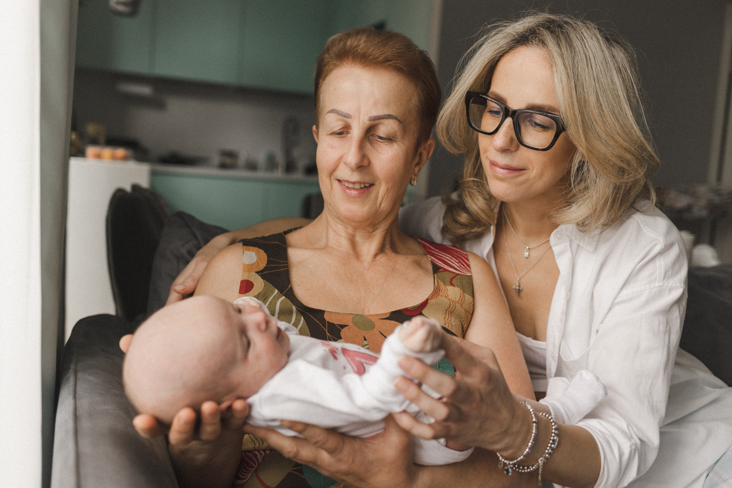 Самый первый месяц жизни. Семейный фотограф в Москве