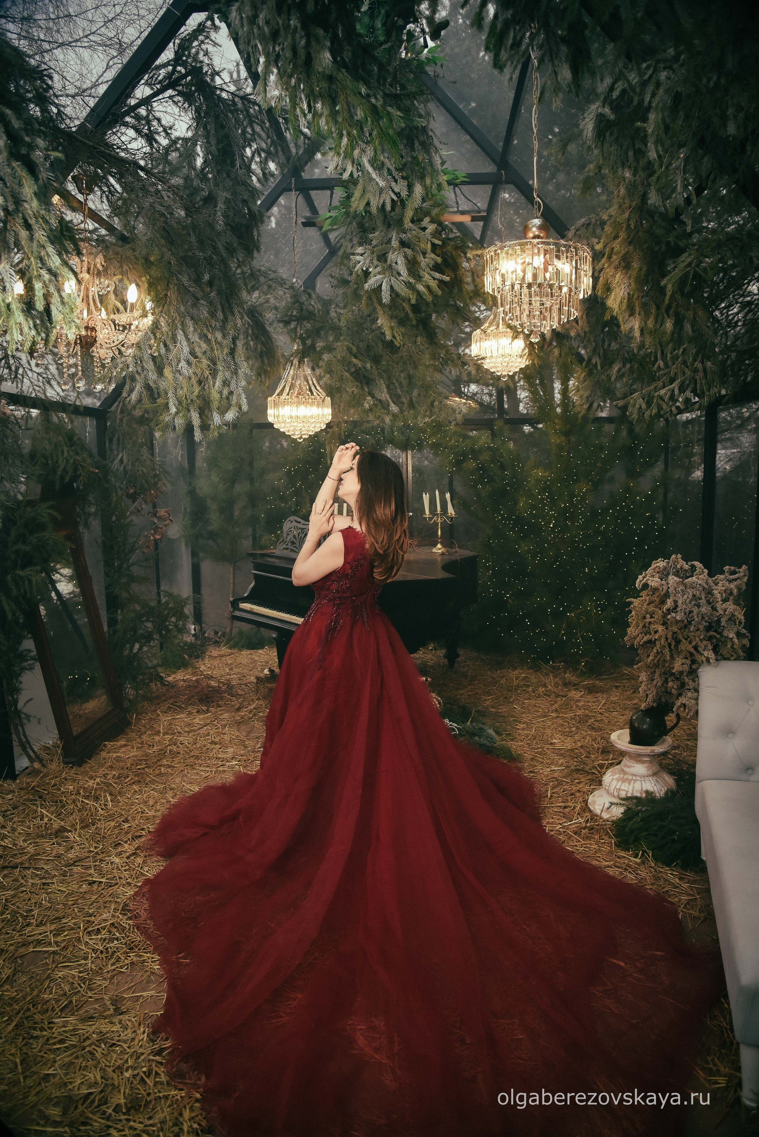 Новогодняя фотосессия с роялем