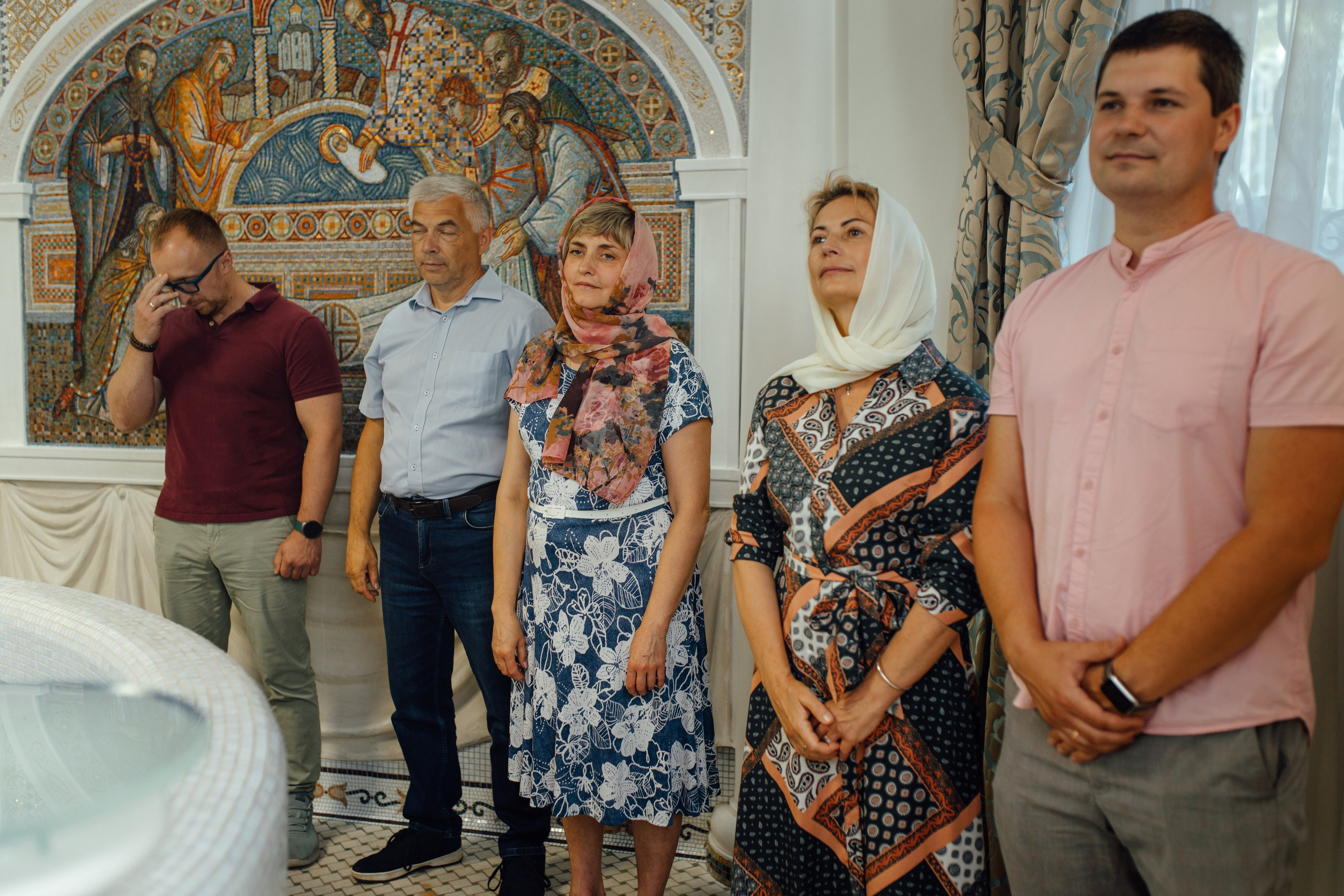 Крещение Аделины, храм Святой Троицы, июль 2024