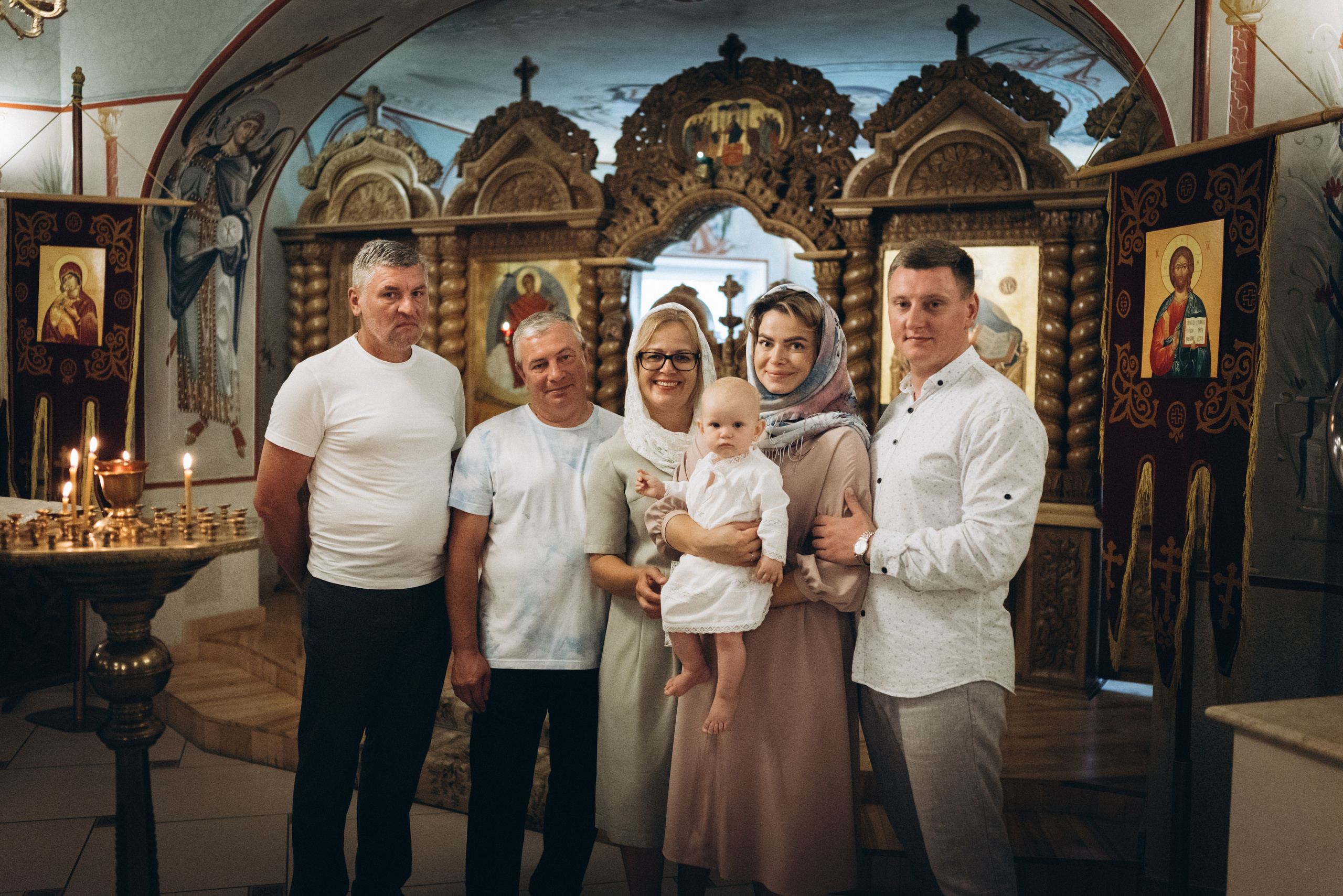 Крещение Василины (Храм Праведной Софии Слуцкой). Семейный фотограф в Минске Дарья Дреко