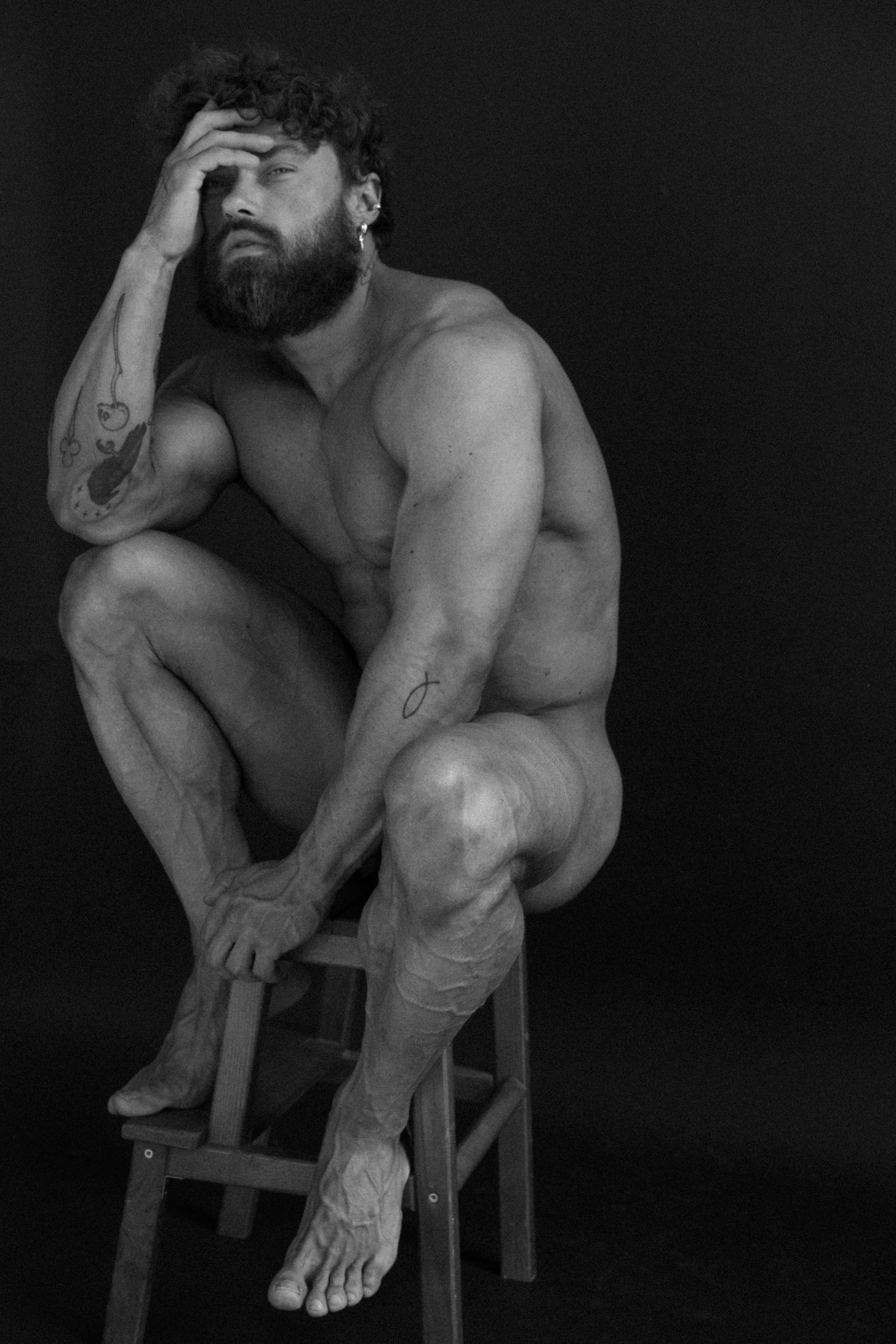 Студийная съёмка для атлета. Фотограф Елизавета Потешкина