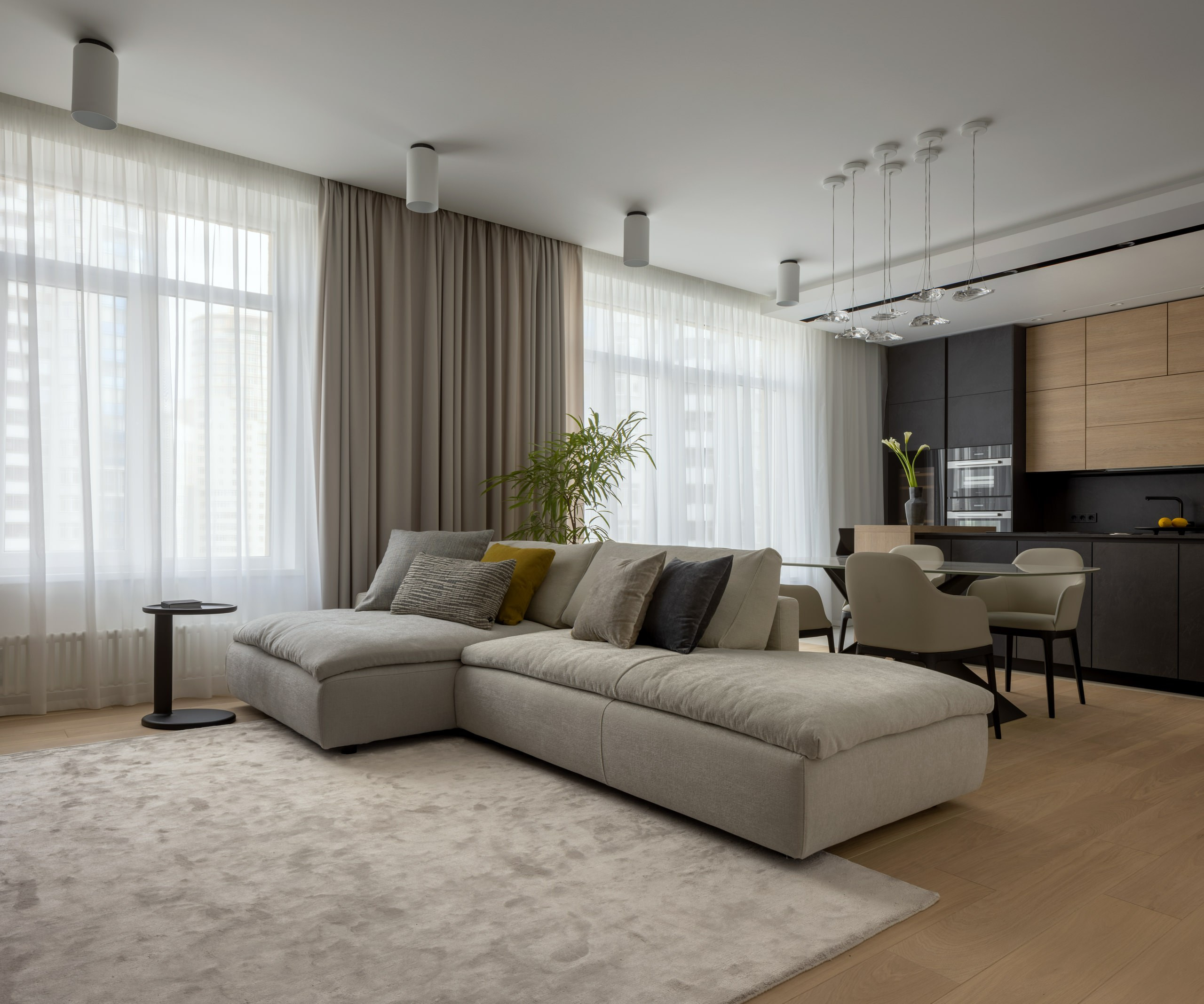 Квартира в клубном доме Тихвин по проекту Поповой Светланы. Коваль Илья — Интерьерный и архитектурный фотограф