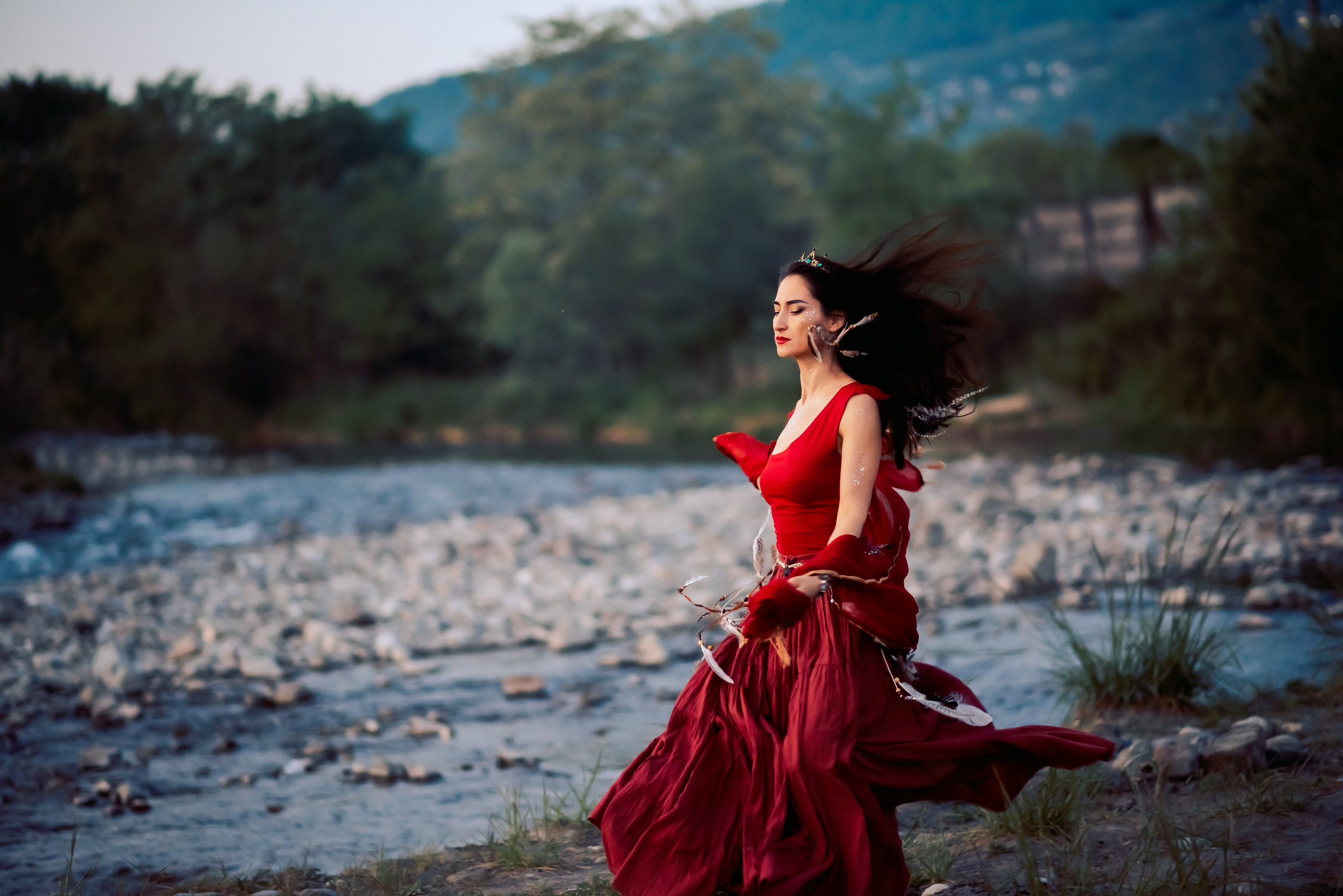 У костра. Семейный и женский фотограф Лоо Краснодар Сочи Энем Татьяна Трибурт