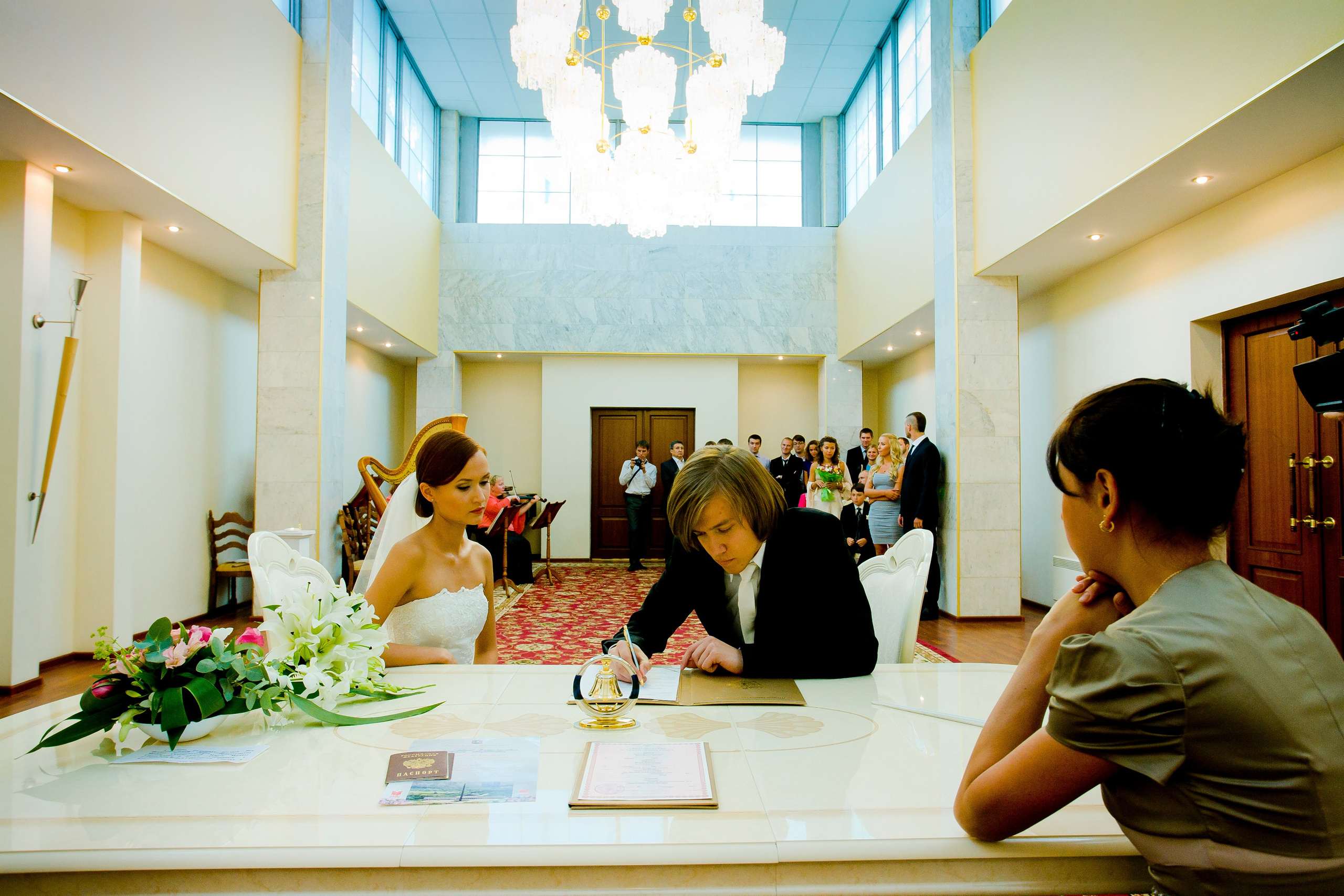 Свадьба Юрий и Юлия Загс. Skazka.wfolio.pro