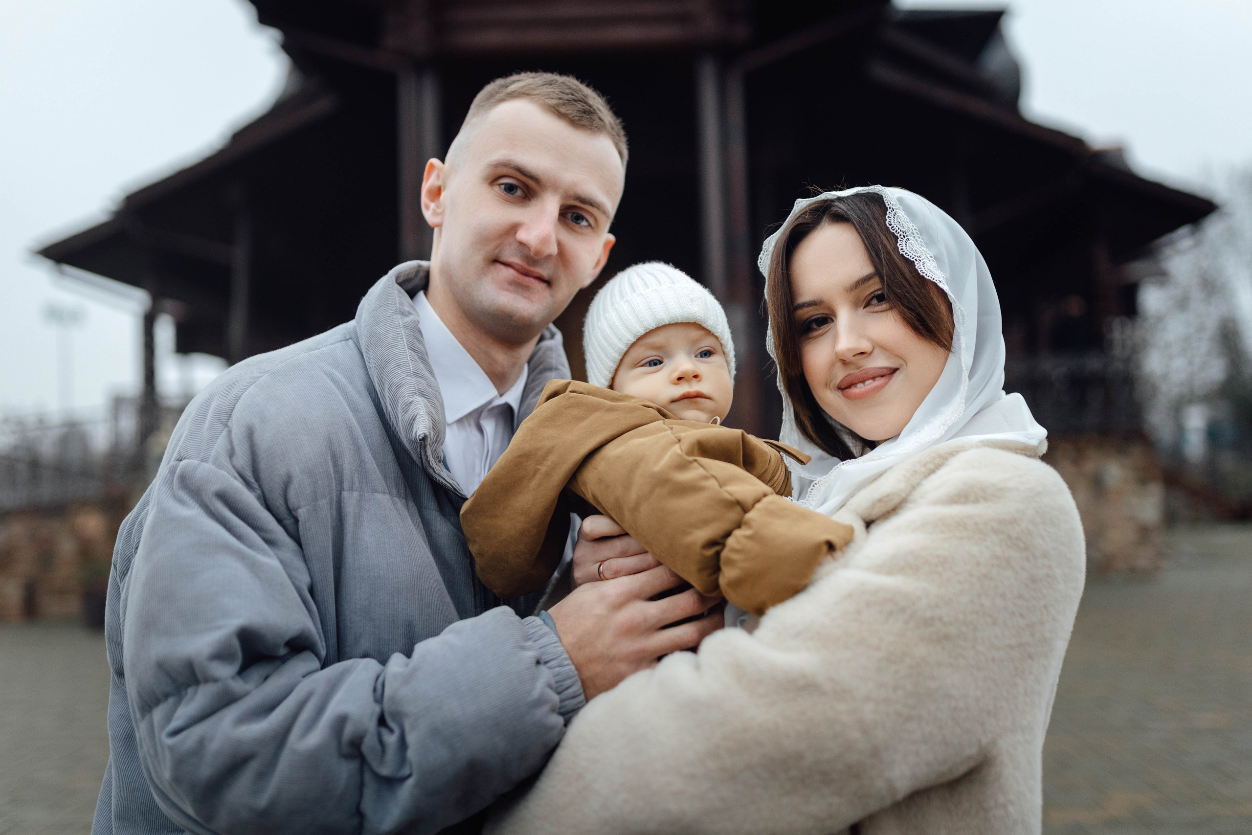 Крещение Демида, храм Святой Троицы, декабрь 2025