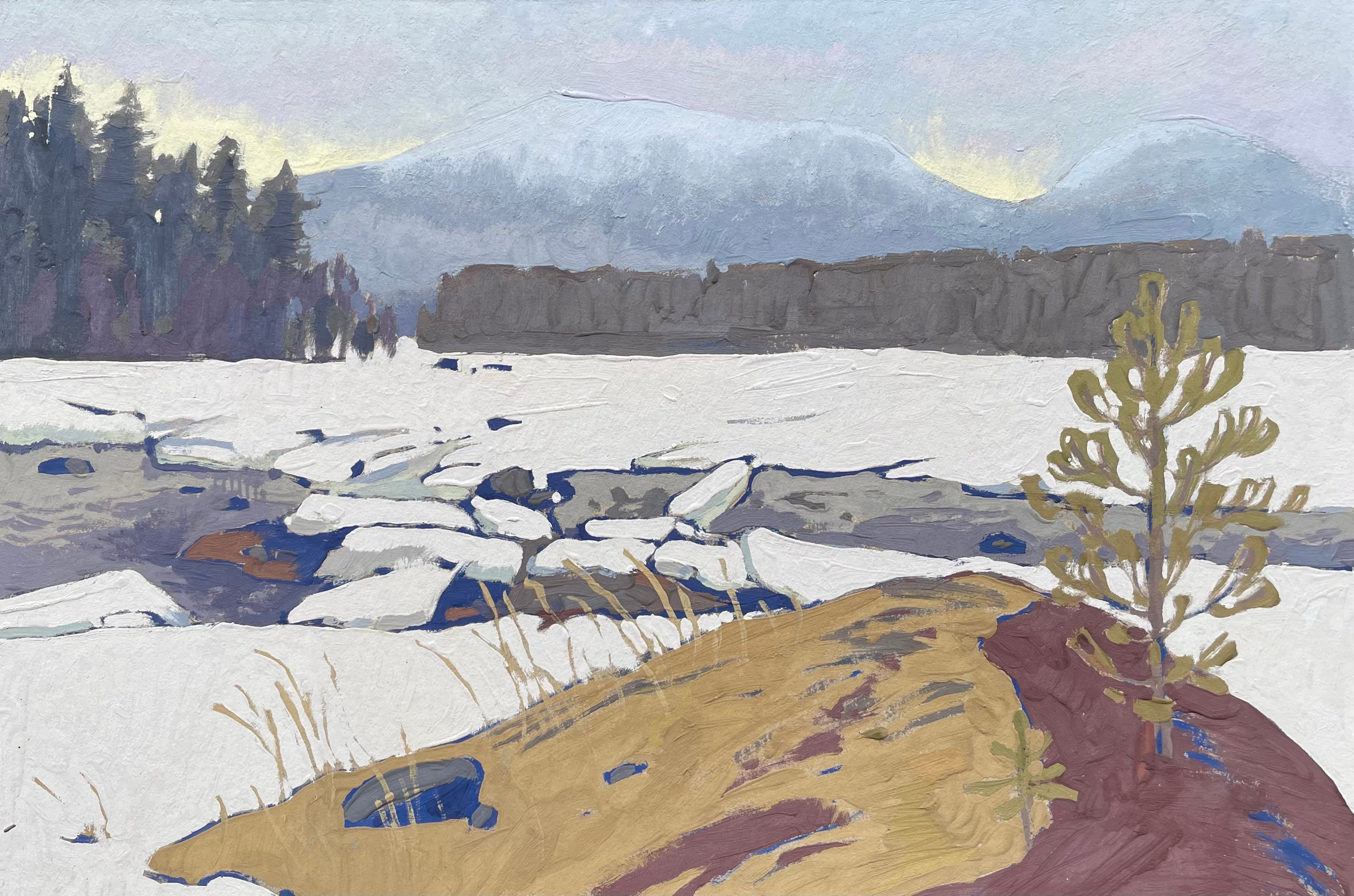 Лувеньга. Художница Лиза Владимирова