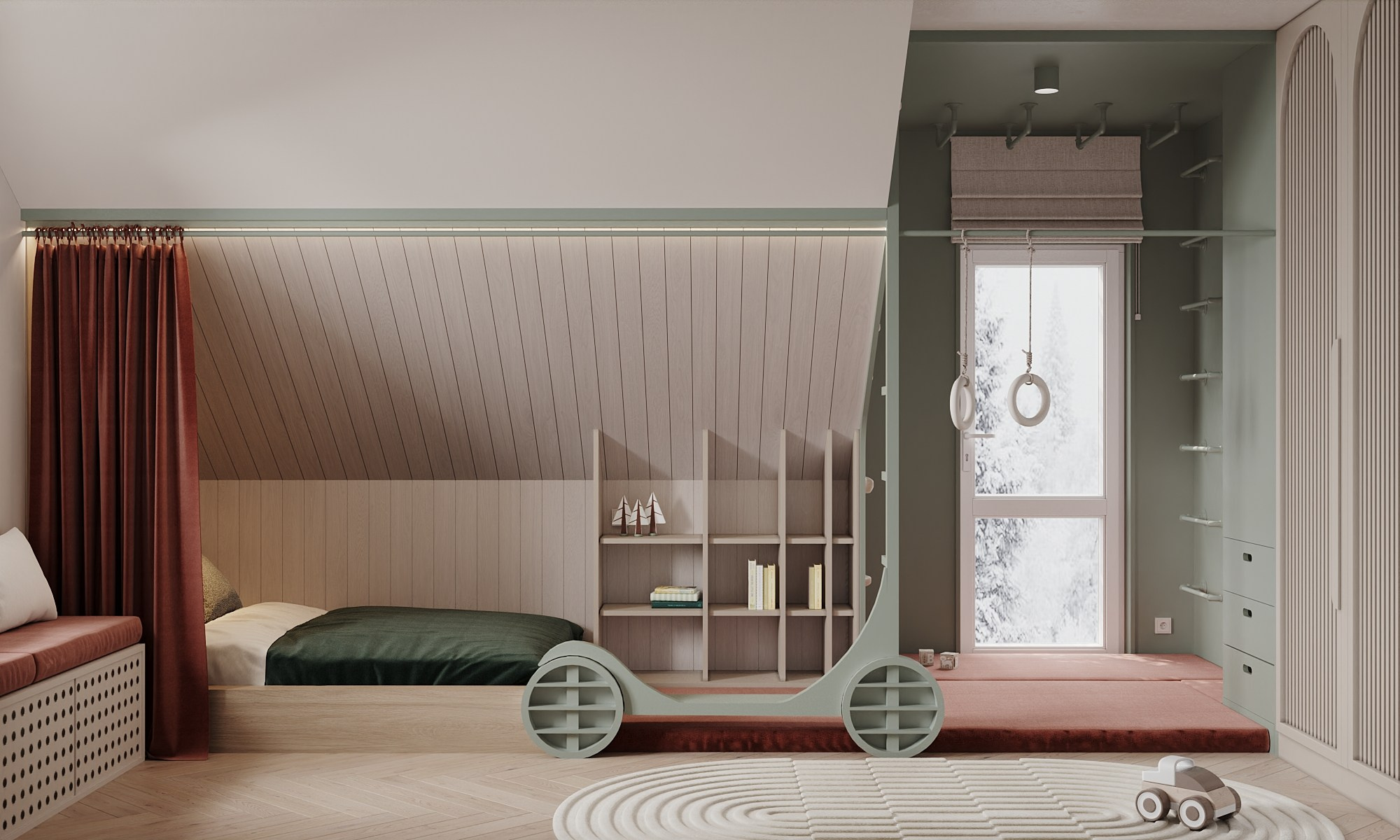 Srebnych Świerków. MIRRO STUDIO Дизайн интерьера и реализация под ключ Варшава