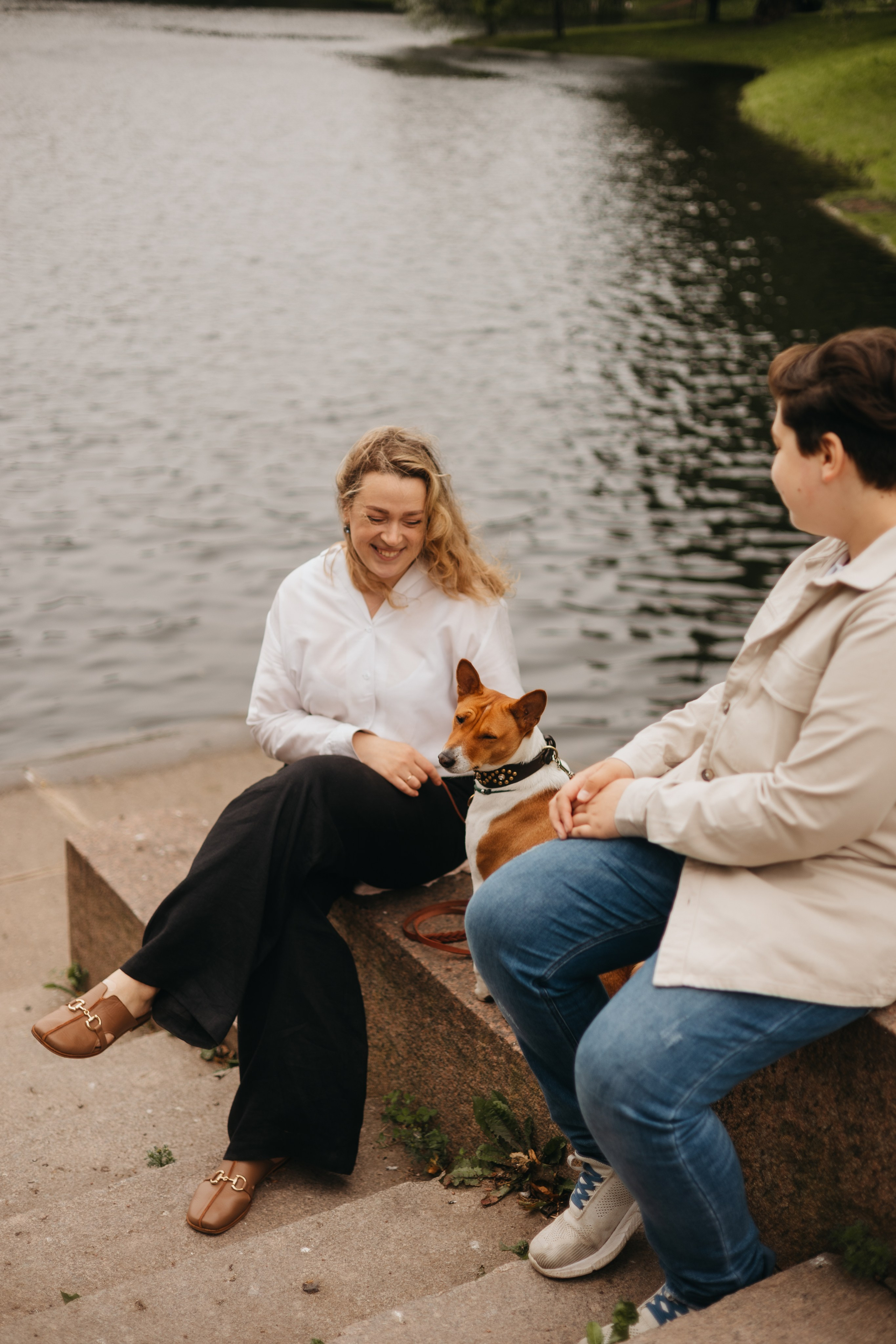 Ольга, Тимофей и Аурис. Фотограф животных Евгения Верцинская