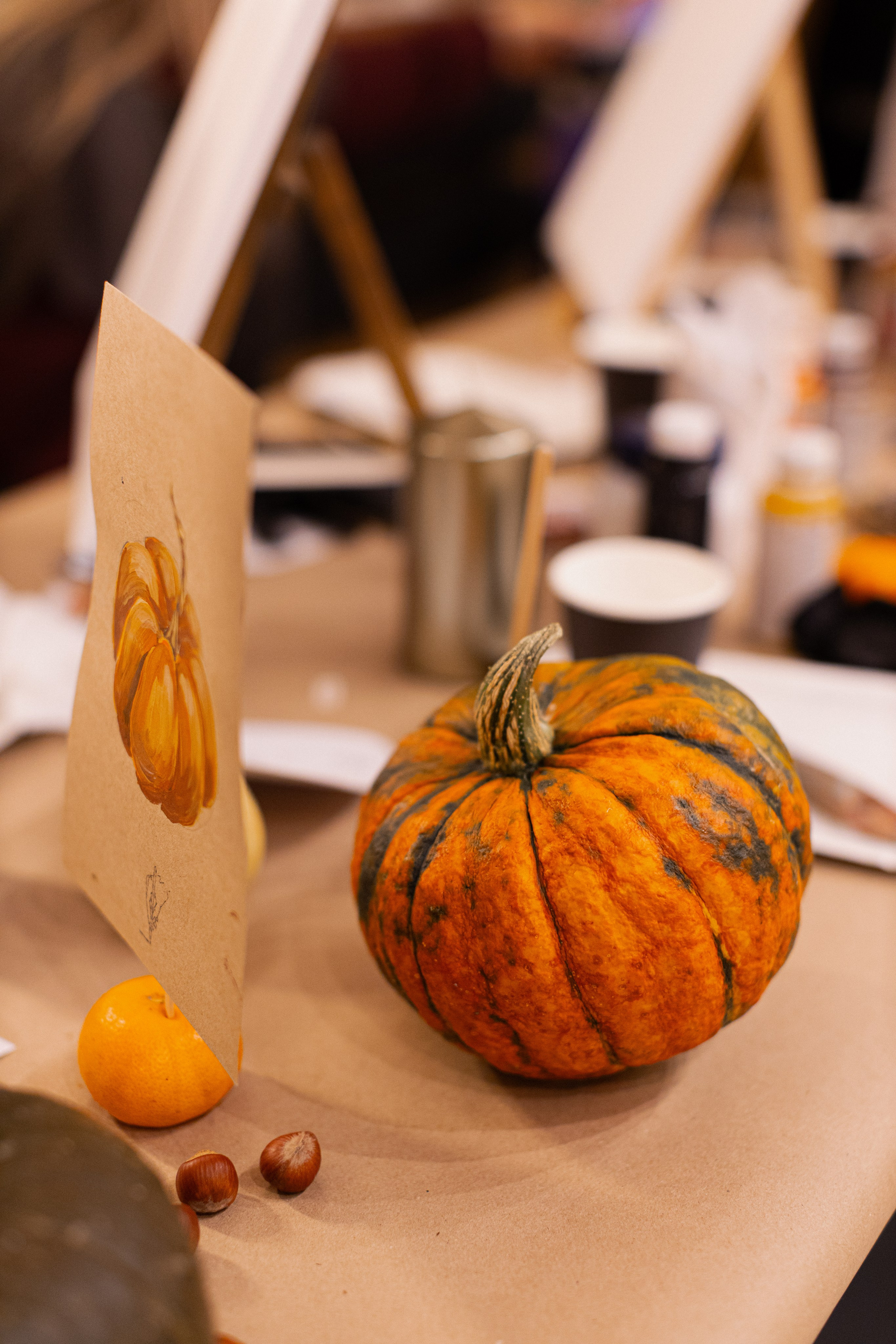 МК Тыква в кафе Здрасте. Анастасия Ракчеева Художник