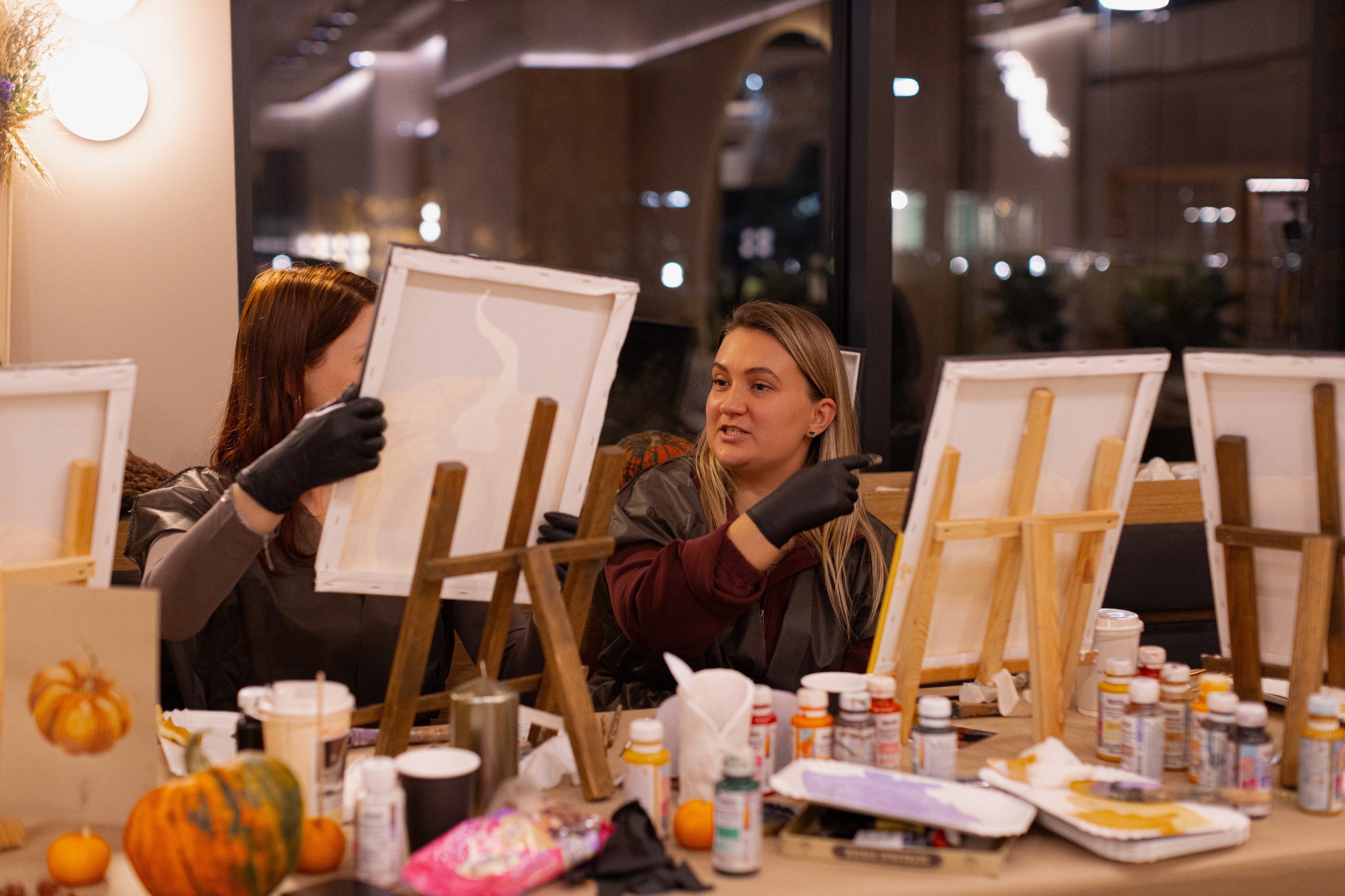 МК Тыква в кафе Здрасте. Анастасия Ракчеева Художник
