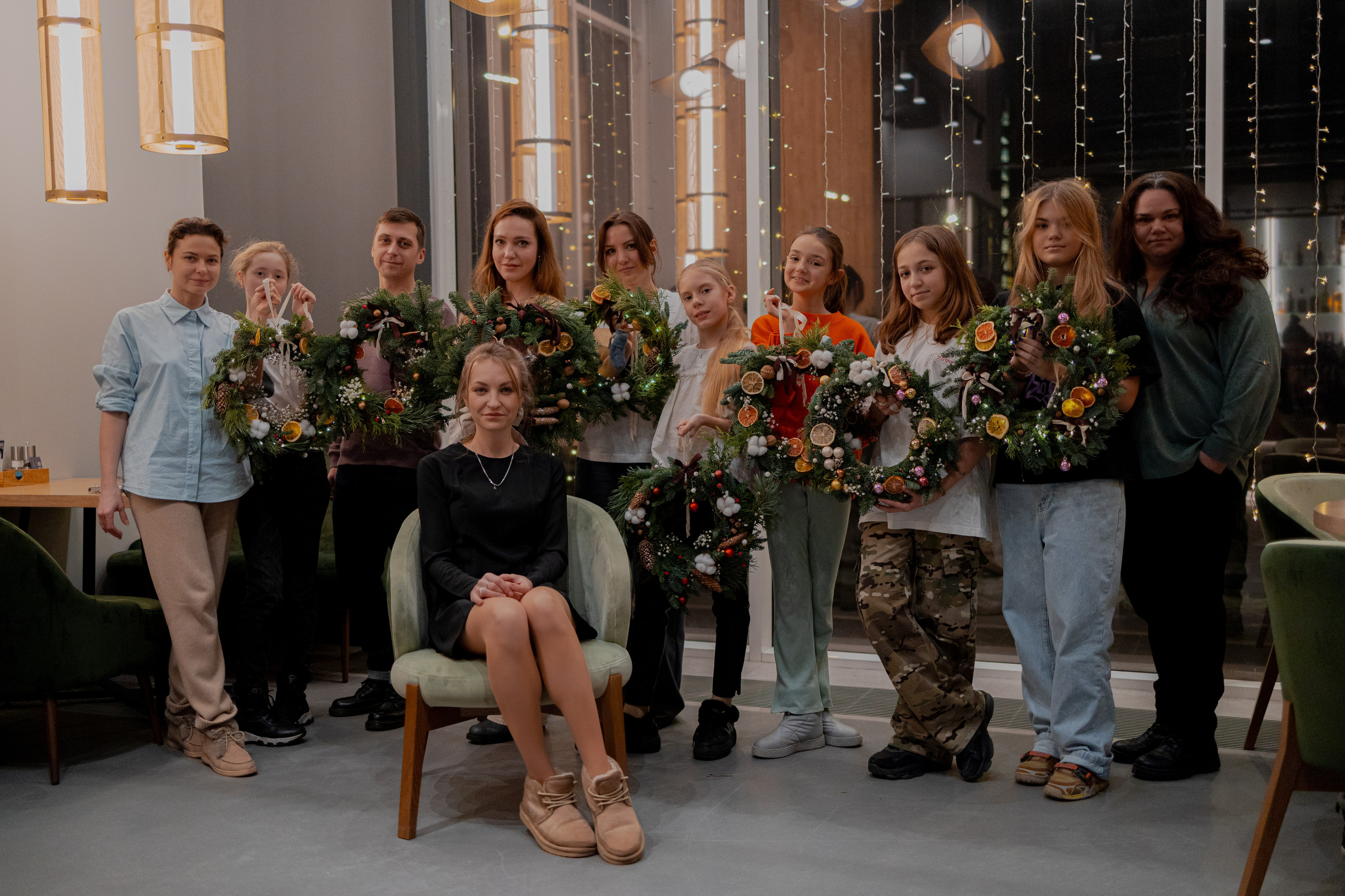 Мк Новогодний Венок. Анастасия Ракчеева Художник