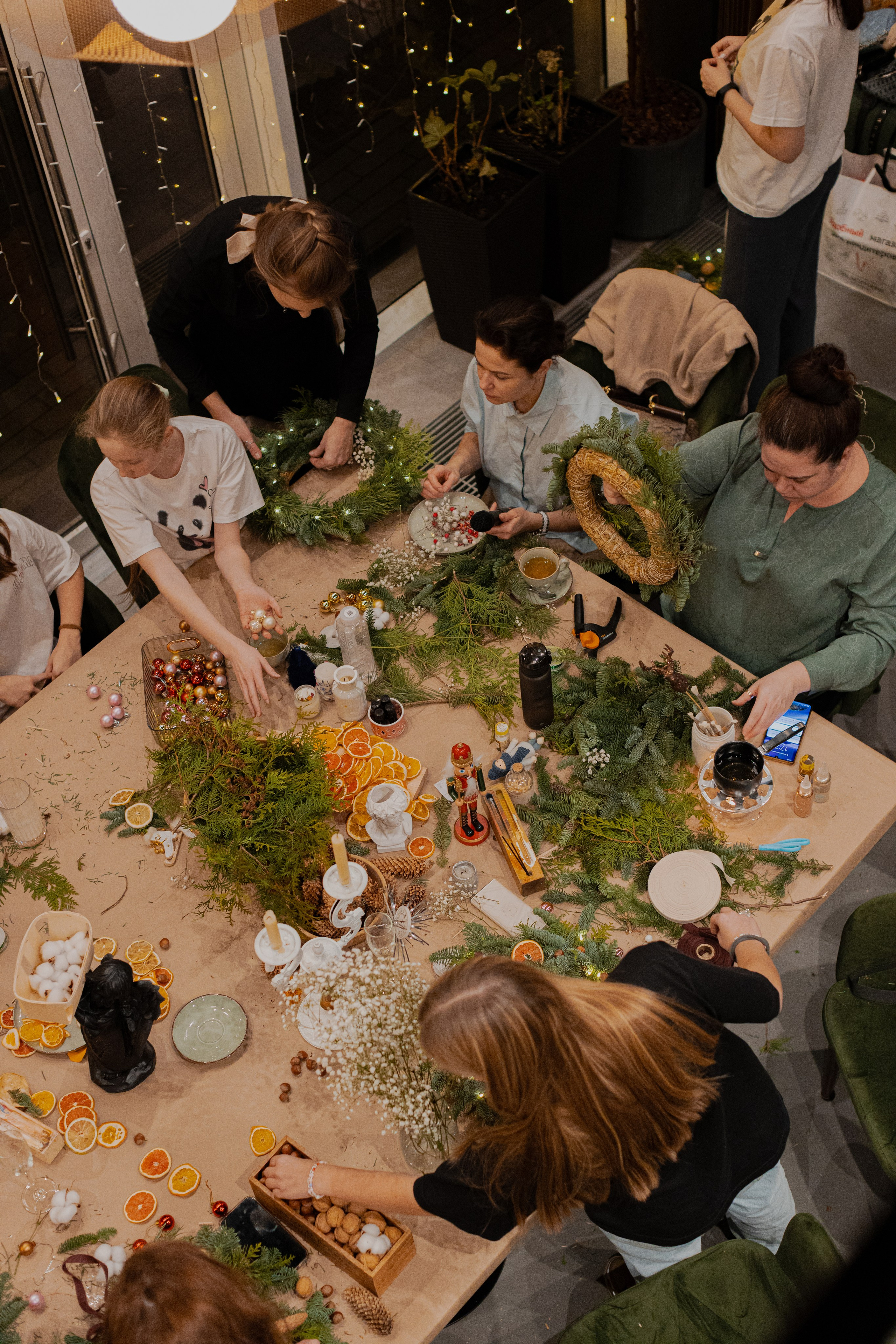 Мк Новогодний Венок. Анастасия Ракчеева Художник
