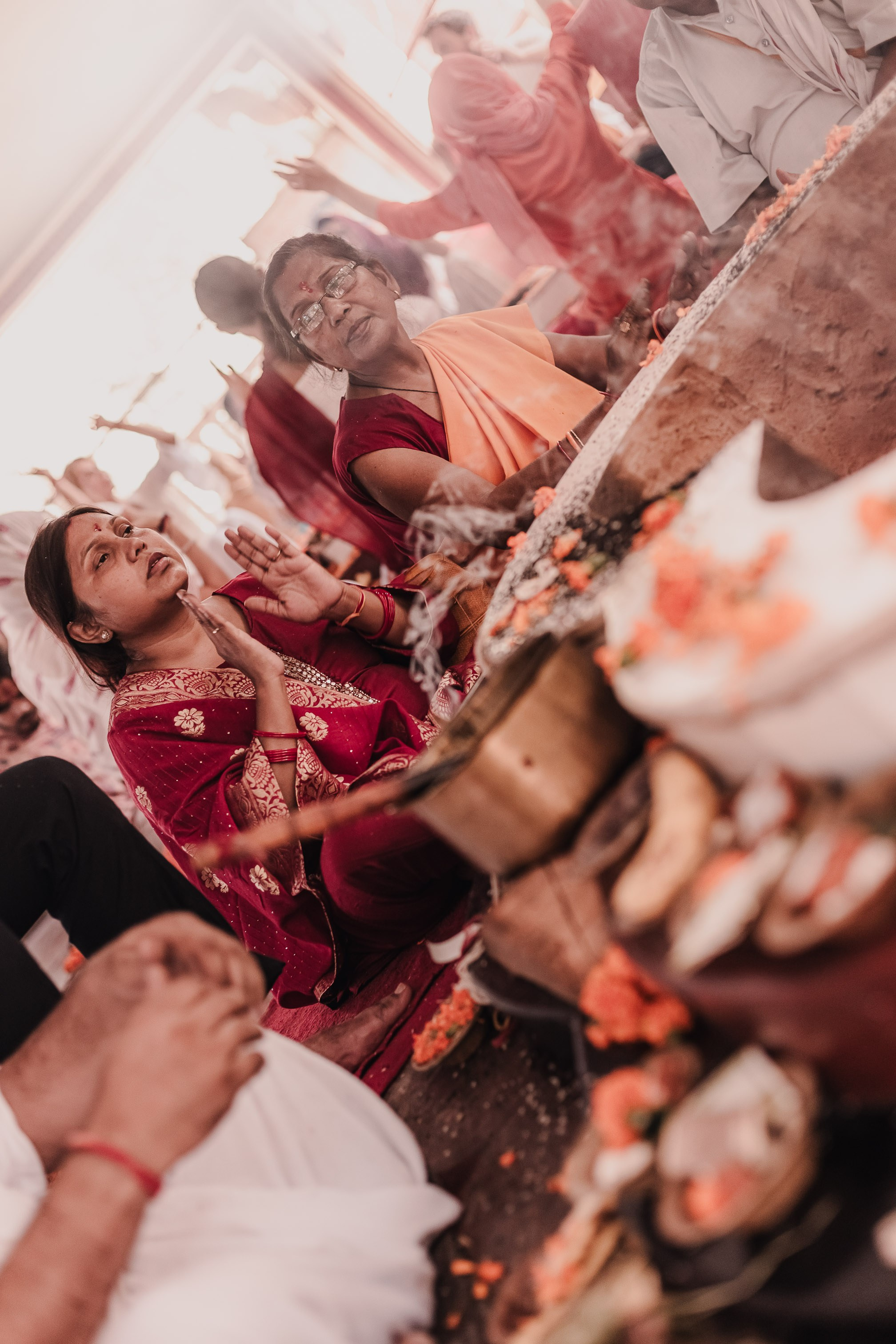 Navaratri yajna at Devraha Baba Ji ashram. Мариам Багдасарян