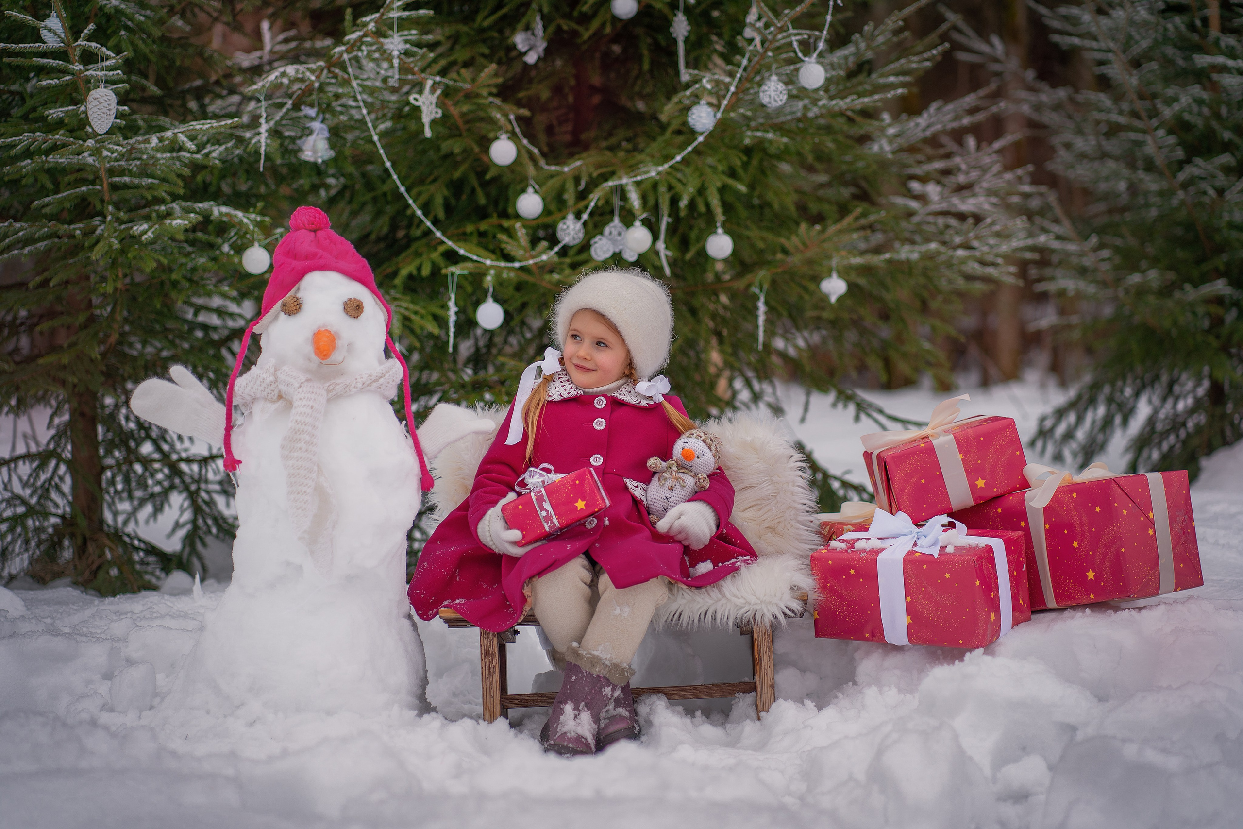 Детские новогодние и рождественские фотоистории. Детский и семейный фотограф в Москве и Подмосковье Настя Наумова