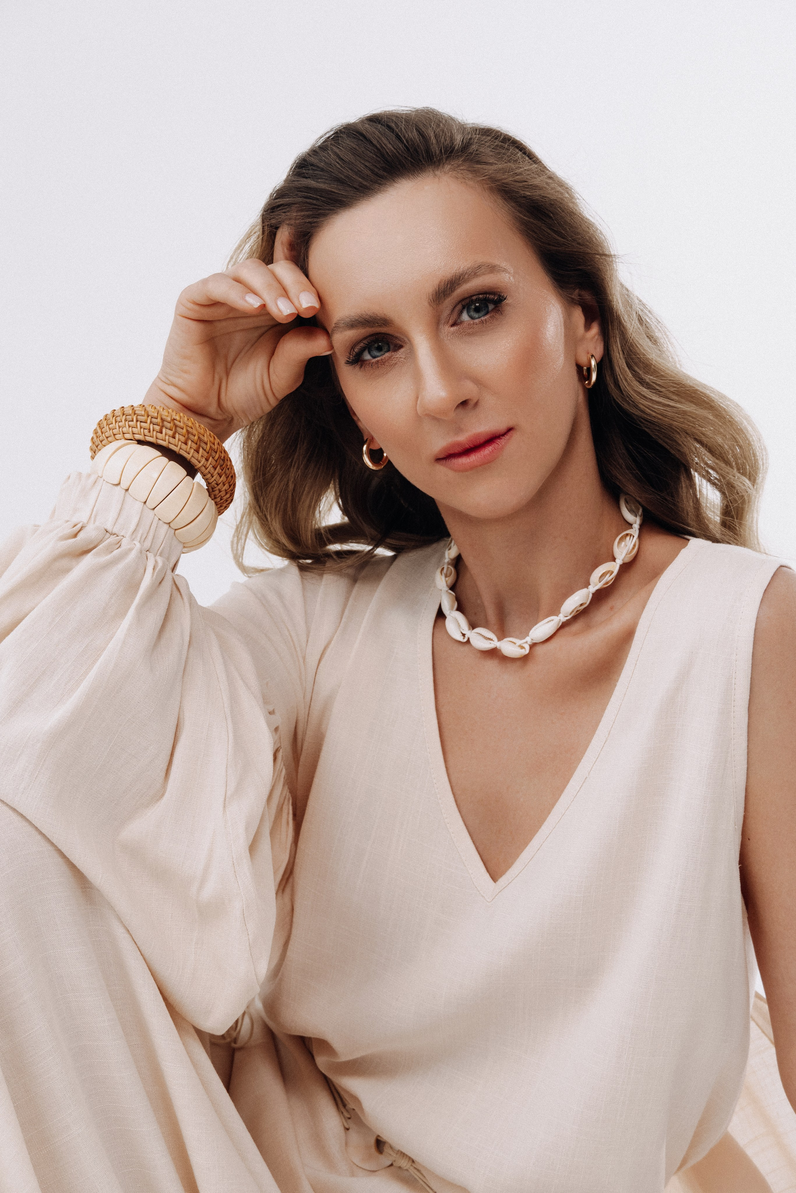  фотосессия в легком платье