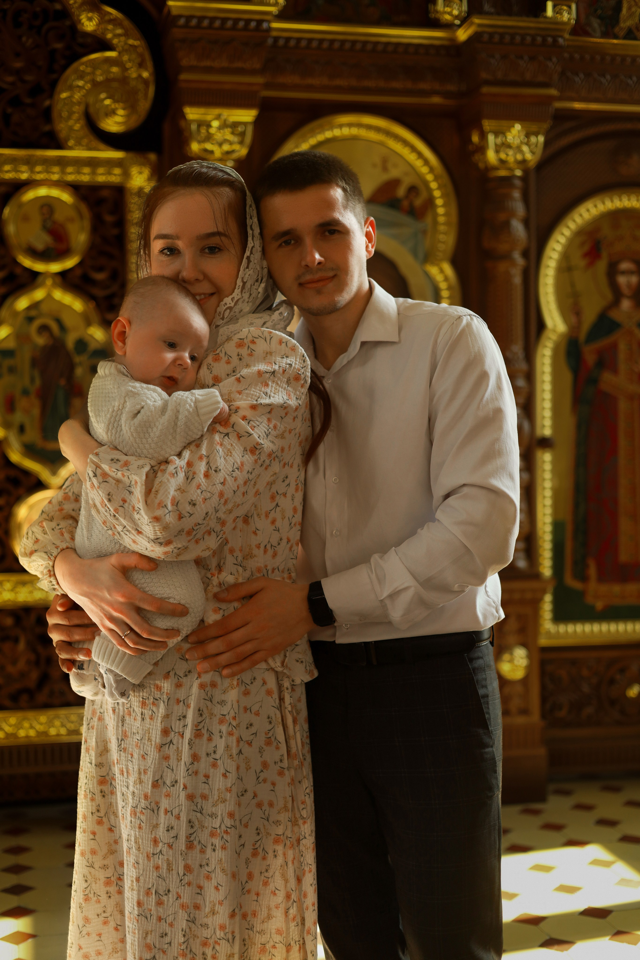 Таинство крещения. Фотограф новорожденных Саратов