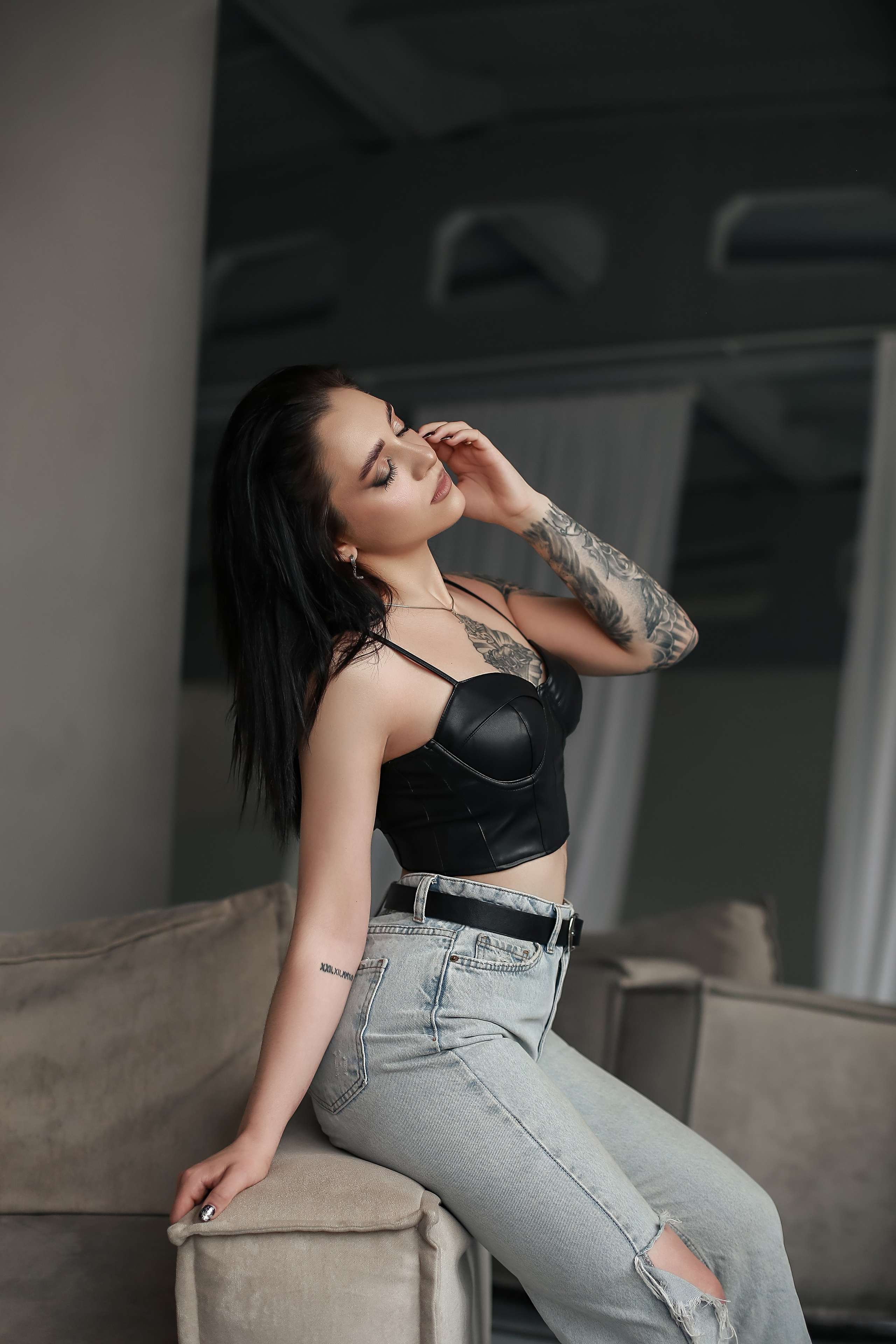 Женский портрет в студии Краснодар. Фотограф в Краснодаре и в Евпатории Дарья Белоущенко