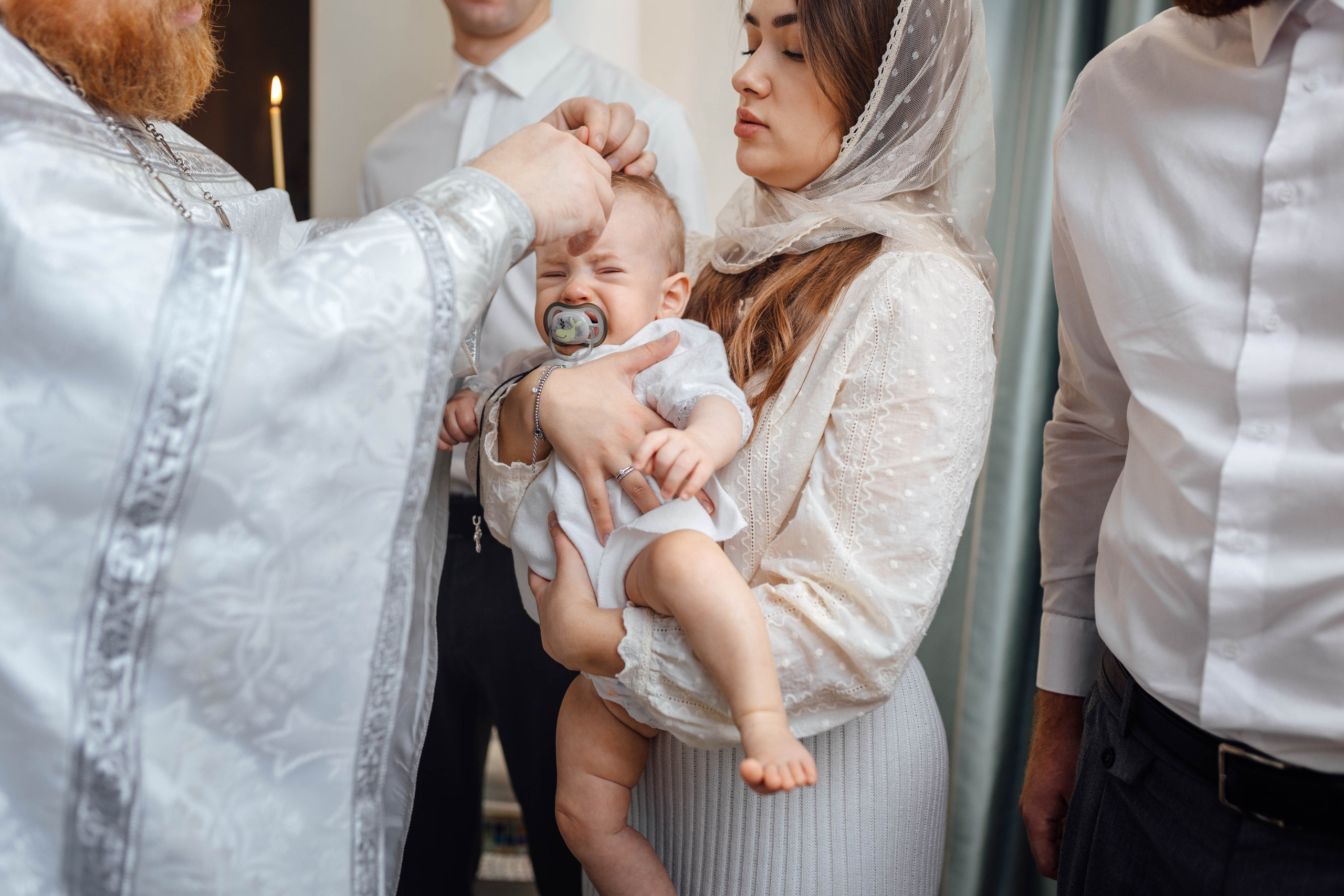 Крещение Демида, храм Святой Троицы, декабрь 2025