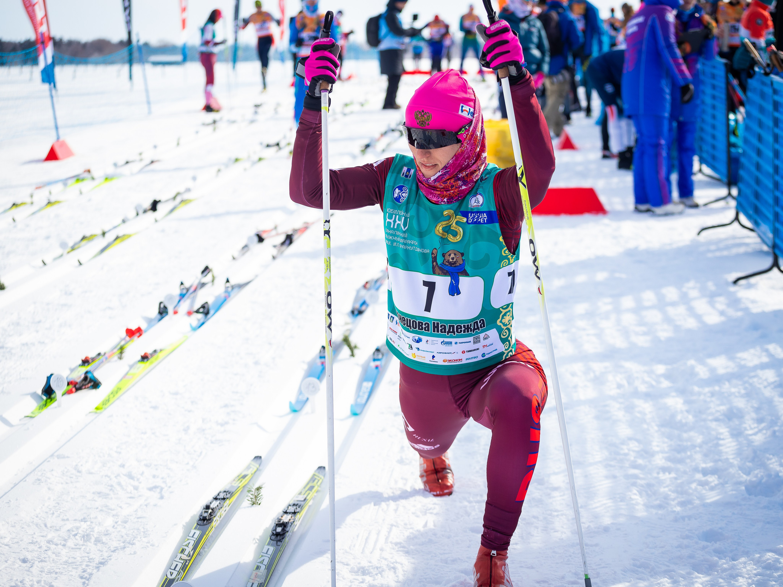 25 лыжный марафон им. Фархутдинова. Инга Кузьминская ТОП-фотограф г. Корсаков