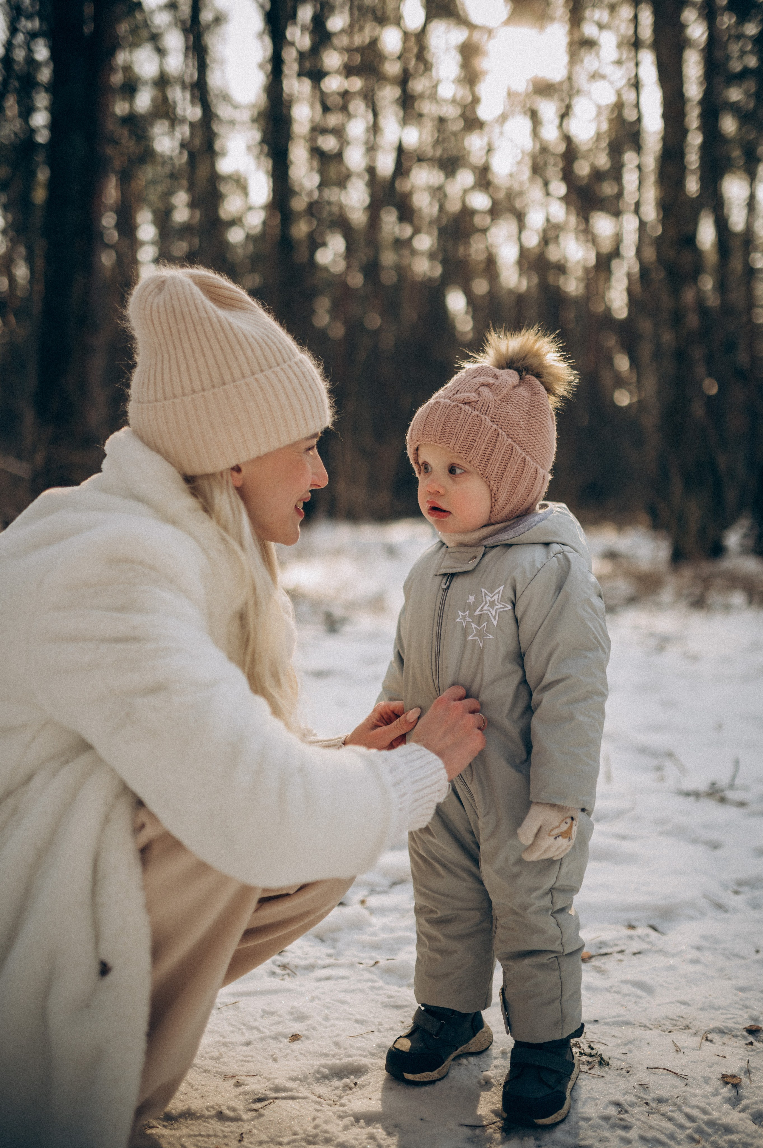 Зимняя фотосессия в лесу. Семейный фотограф в Домодедово и Москве Елена Пичугина