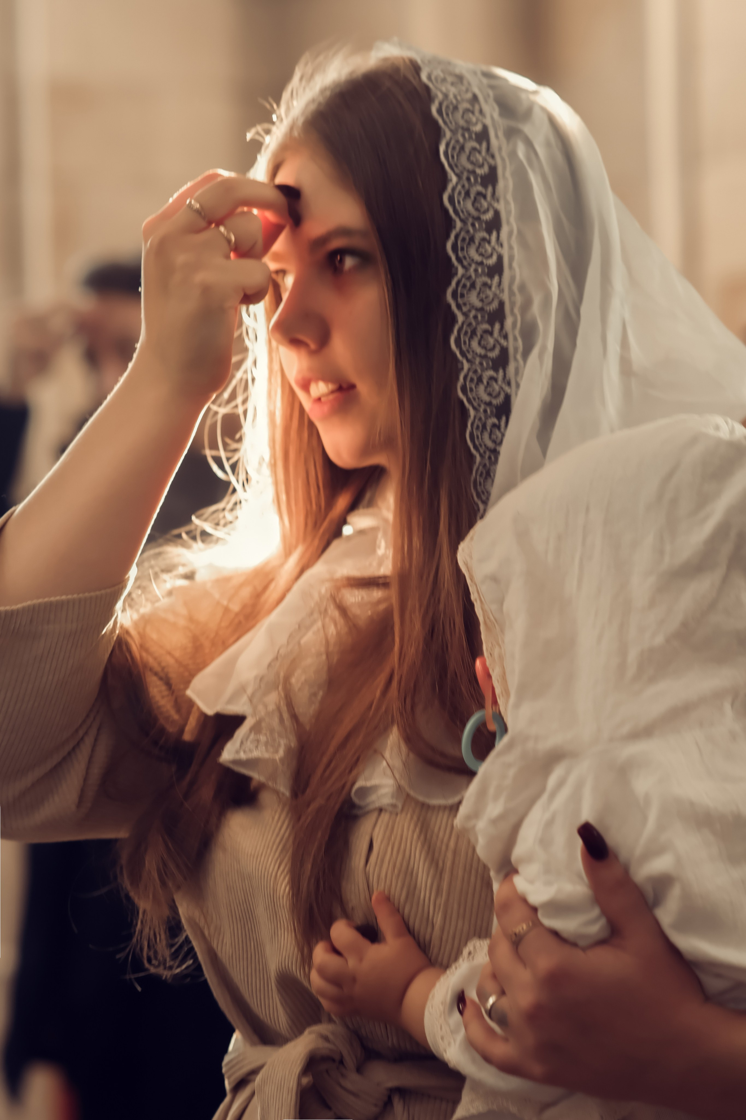 Крещение Валерии. Семейный и женский фотограф в городе Благовещенск Надежда Буярова