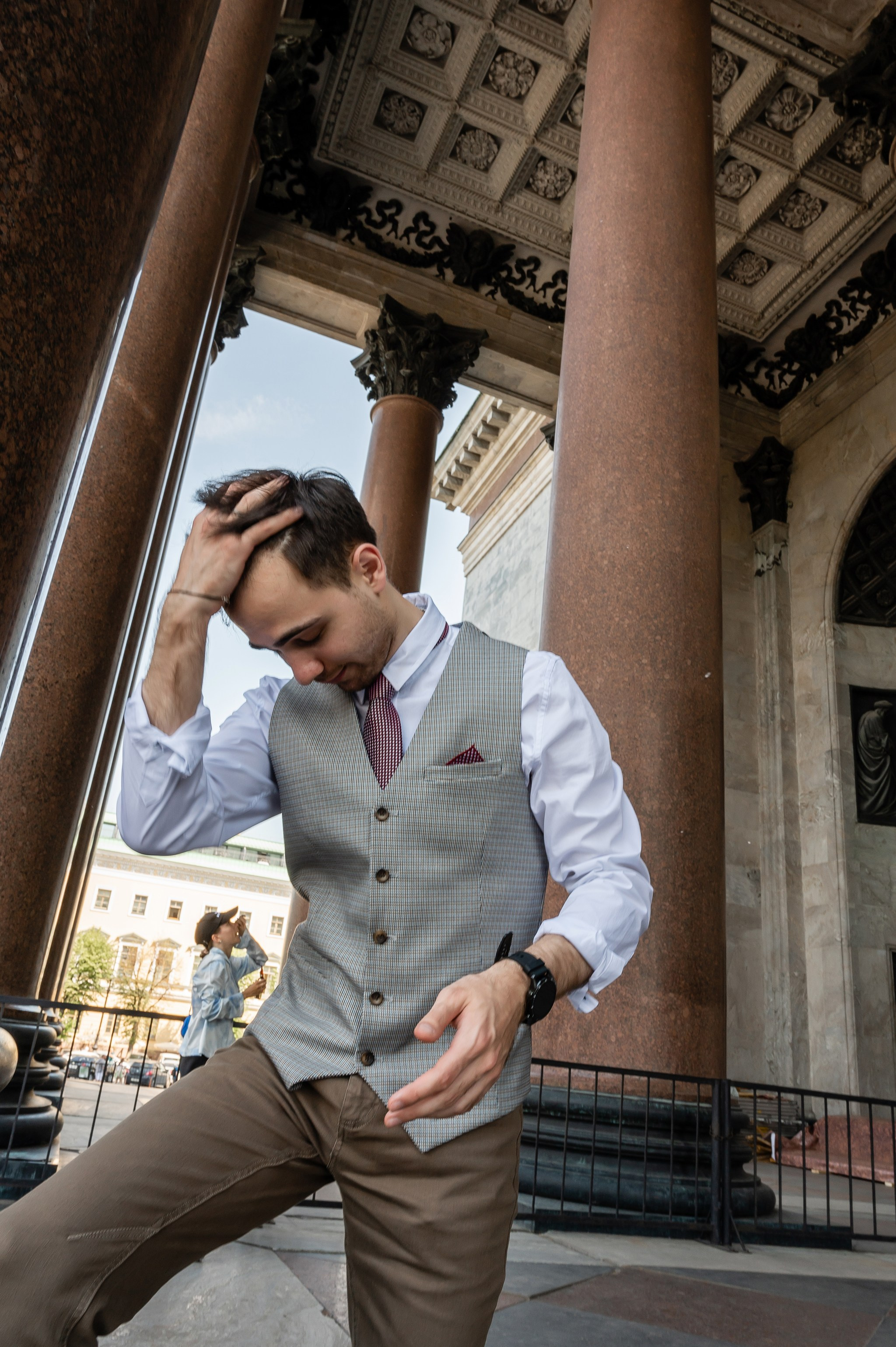 Зеркальный дворик. Свадебный и семейный фотограф из Санкт-Петербурга Климов Анатолий