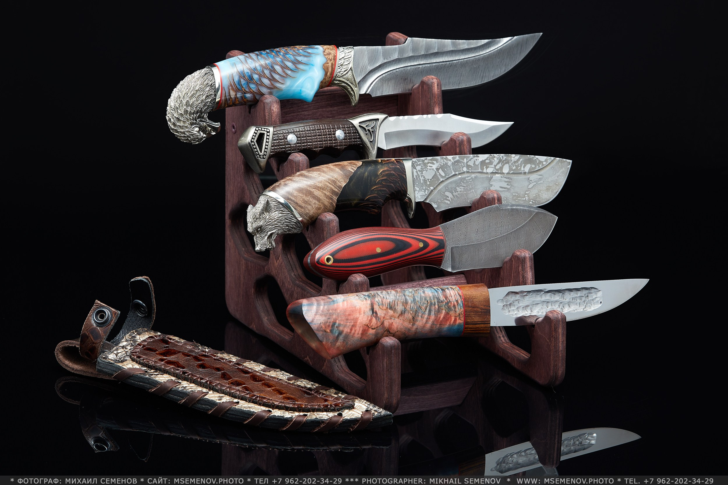 Предметная фотосъемка оружия, ножей, катаны Фотограф Михаил Семенов г. Ярославль