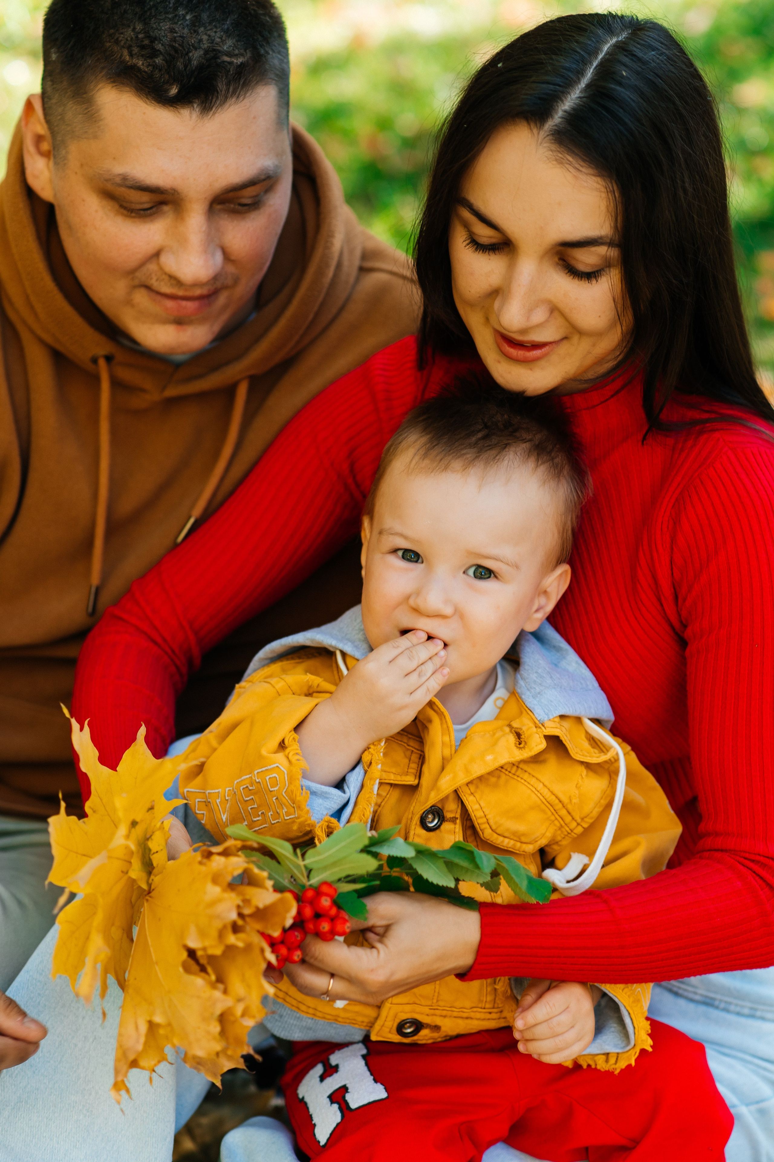 Осенью в парке. Семейный фотограф в Оренбурге Анна Рожкова