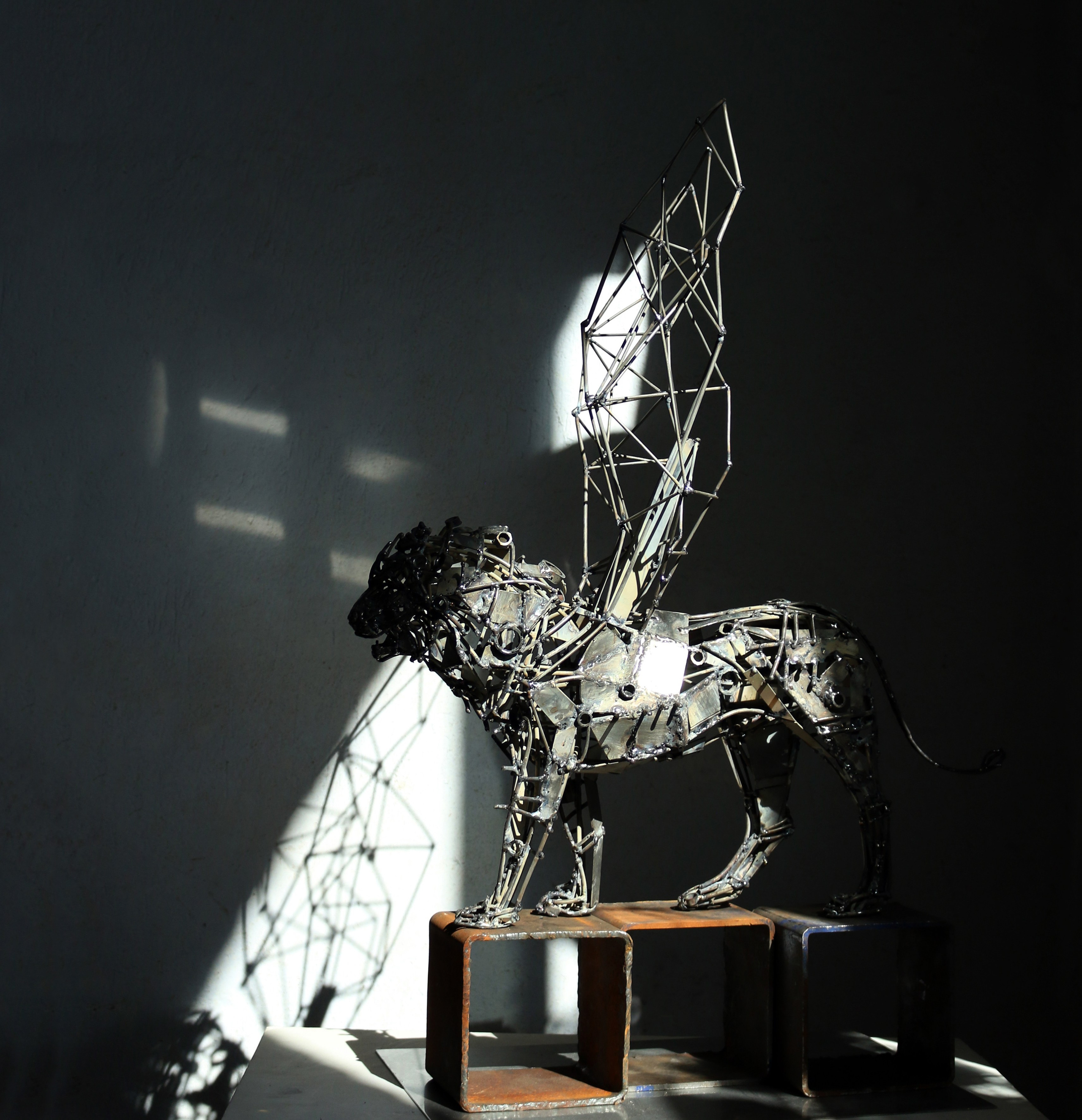 Лев-рыцарь. Художник — скульптор Антонина Фатхуллина