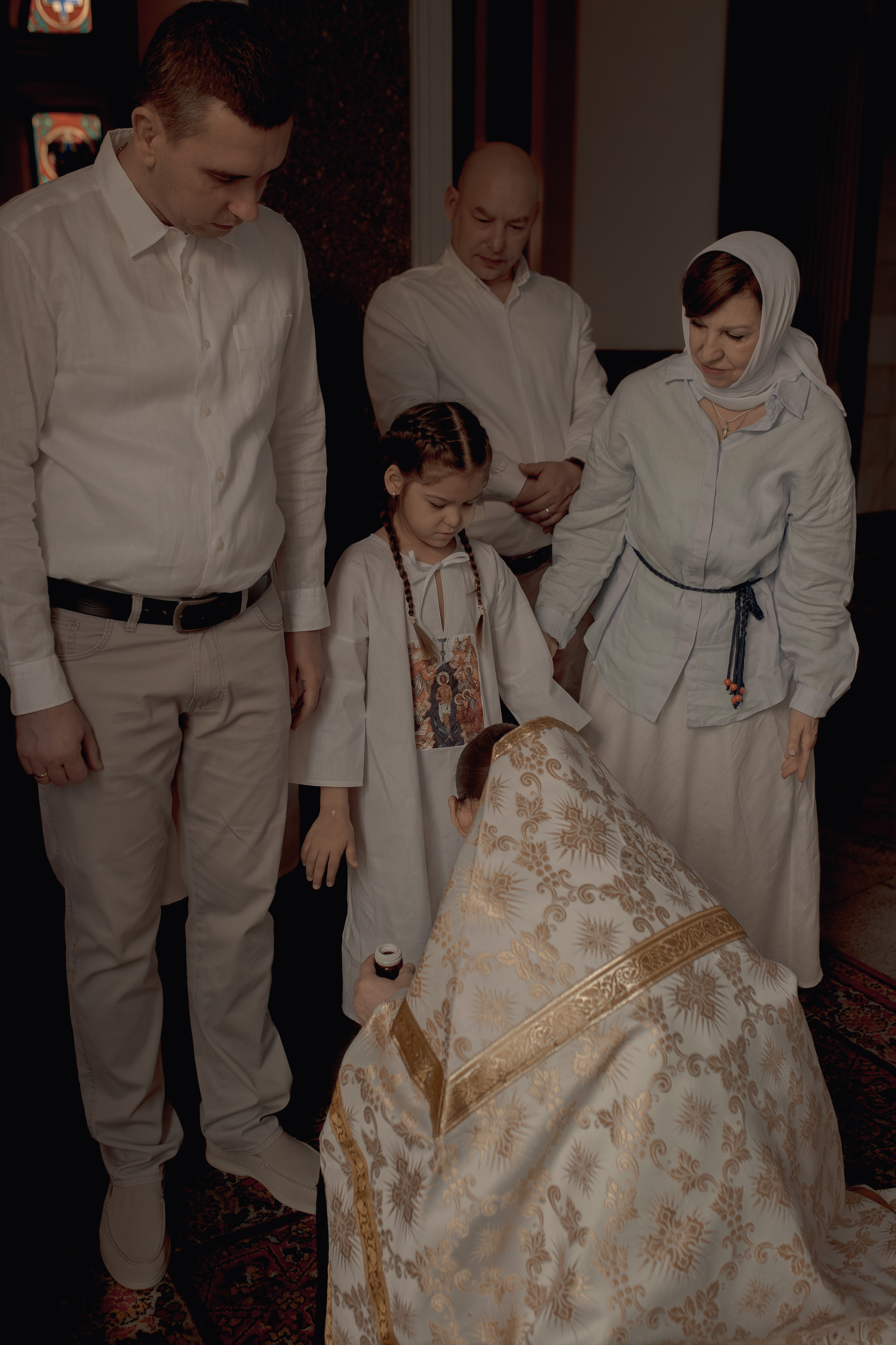 Крещение Евы. Фотограф на Крещение и Венчание в Ташкенте