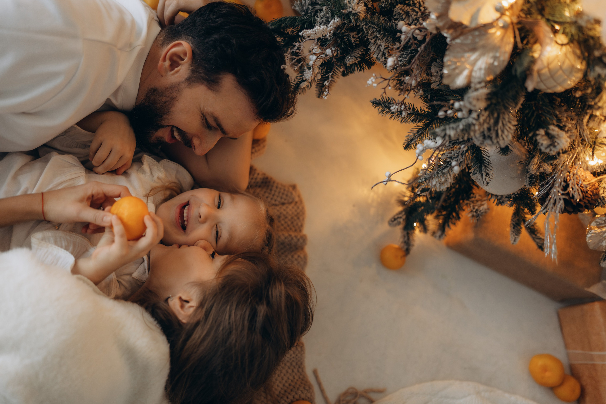 Новогодняя. Семейный фотограф Москва. Фотограф беременности и материнства Москва