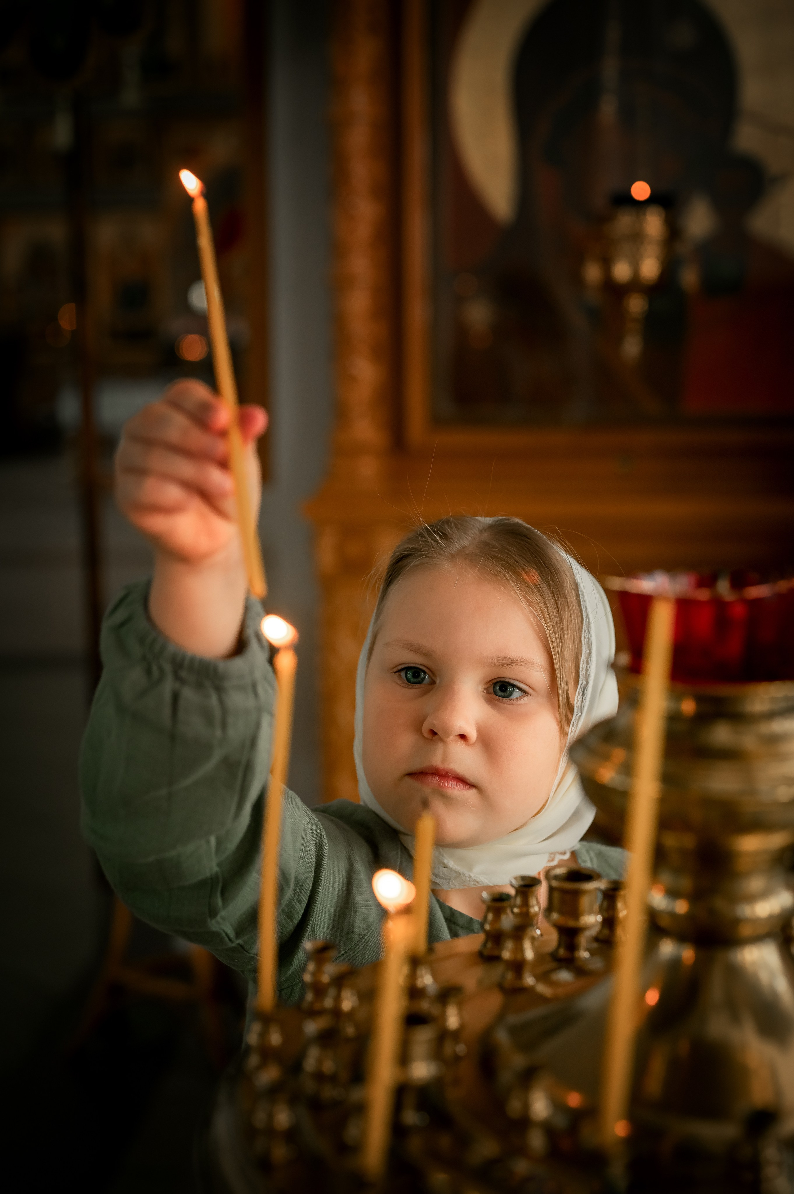 Таинство крещения. Фотограф новорождённых, семейный, школьный в городе Калуге Евгения