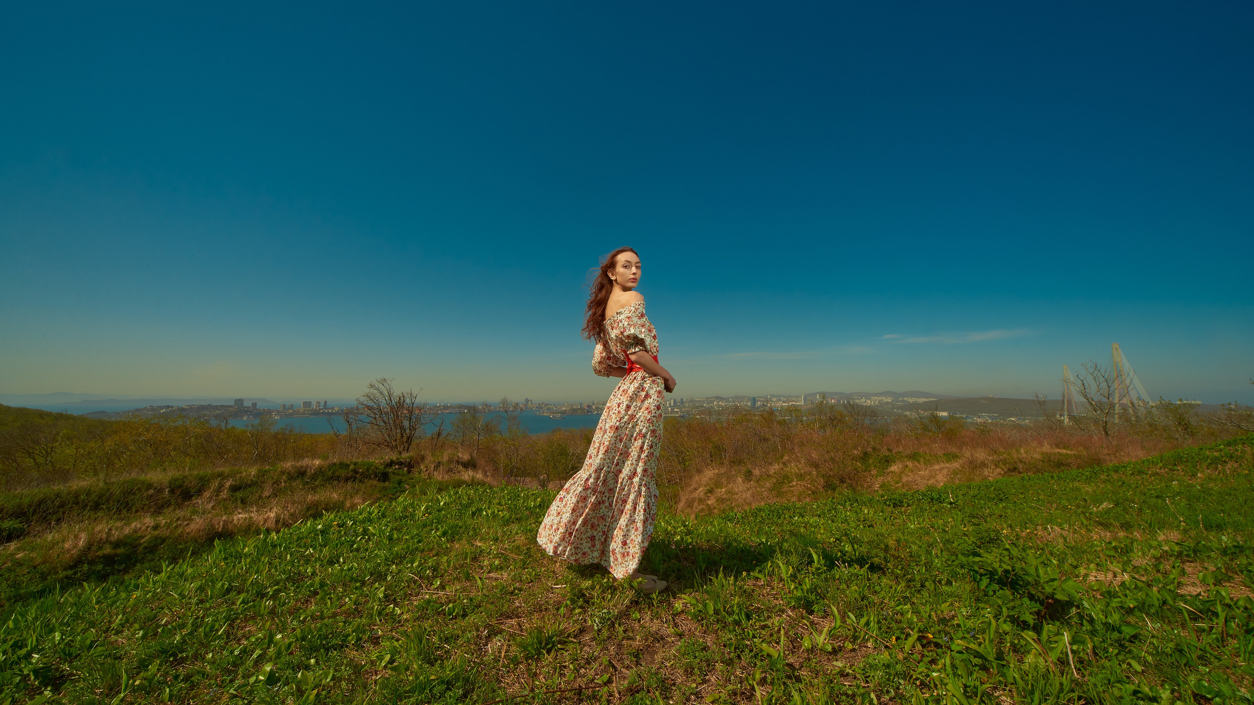 Импульсный свет на улице