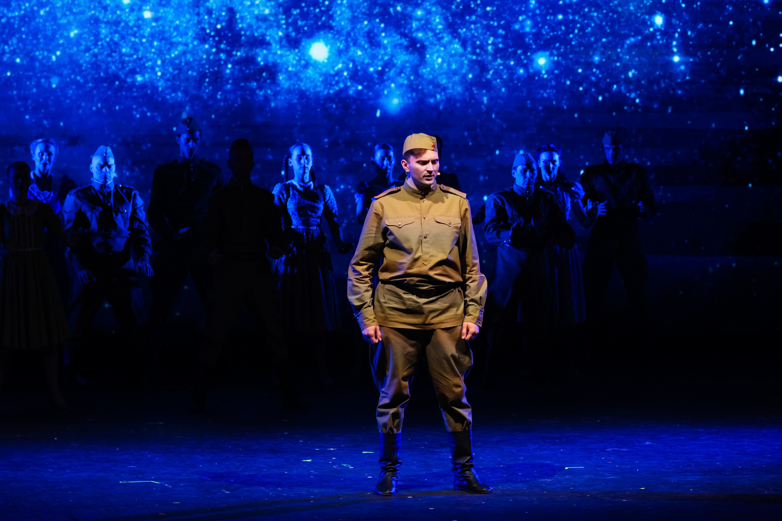 Василий Теркин, театр «Русская песня». Фотограф Ольга Махалова — Санкт-Петербург, Москва, Нижний Новгород