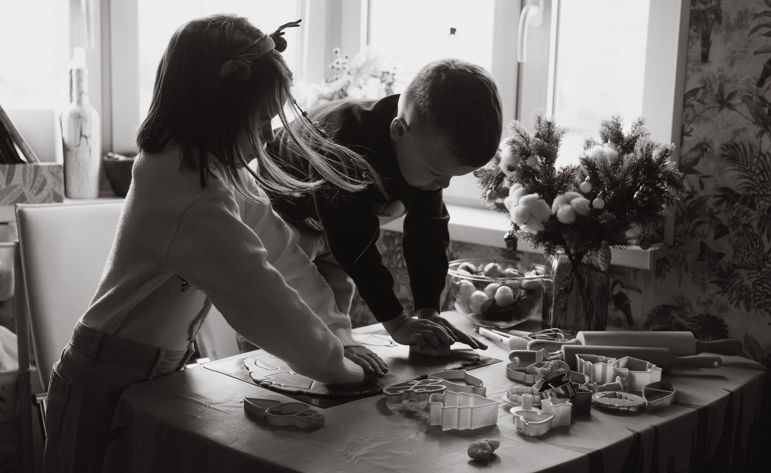 Домашняя Новогодняя фотосессия. Семейный, ньюборн фотограф, фотограф на роды в Москве, Виктория Тюльдюкова