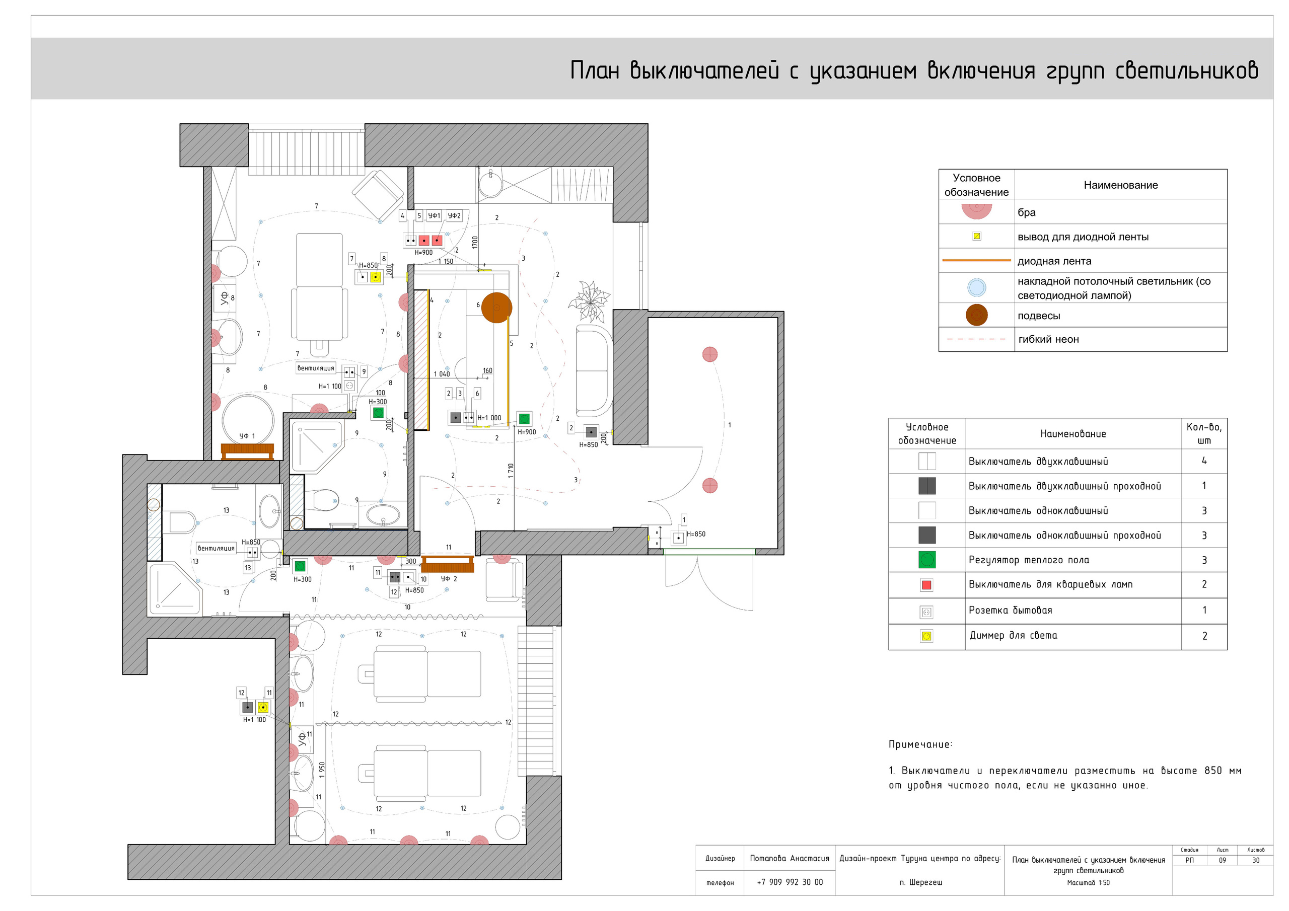 Массажный центр Turuna. LACONICA INTERIOR DESIGN