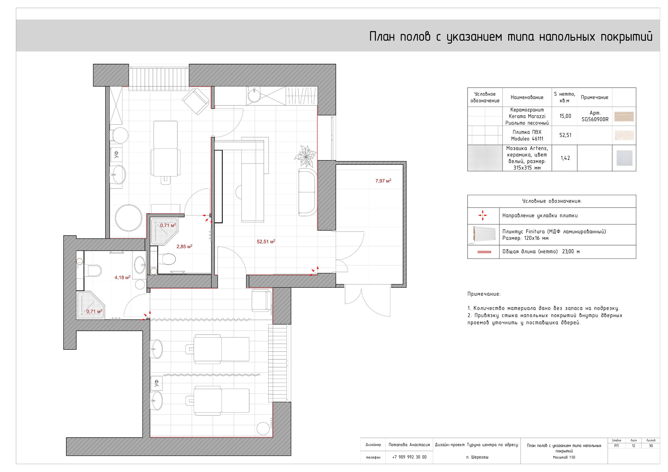 Массажный центр Turuna. LACONICA INTERIOR DESIGN