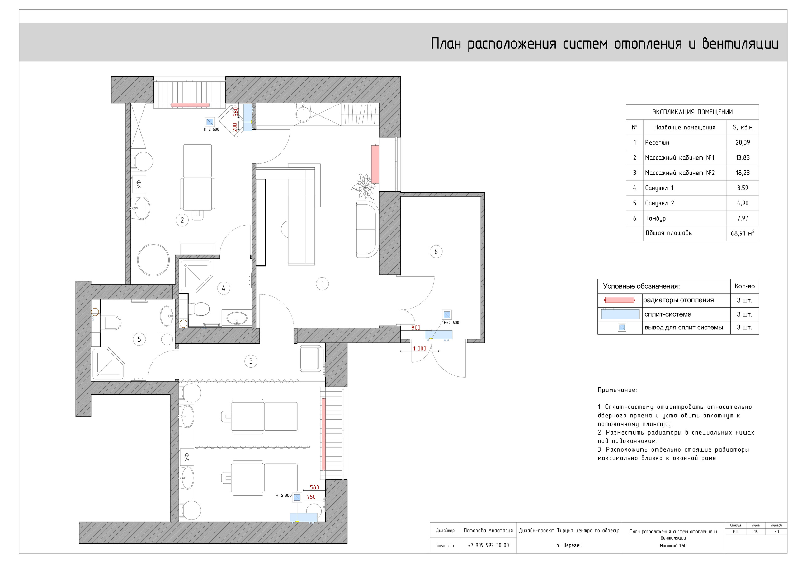Массажный центр Turuna. LACONICA INTERIOR DESIGN