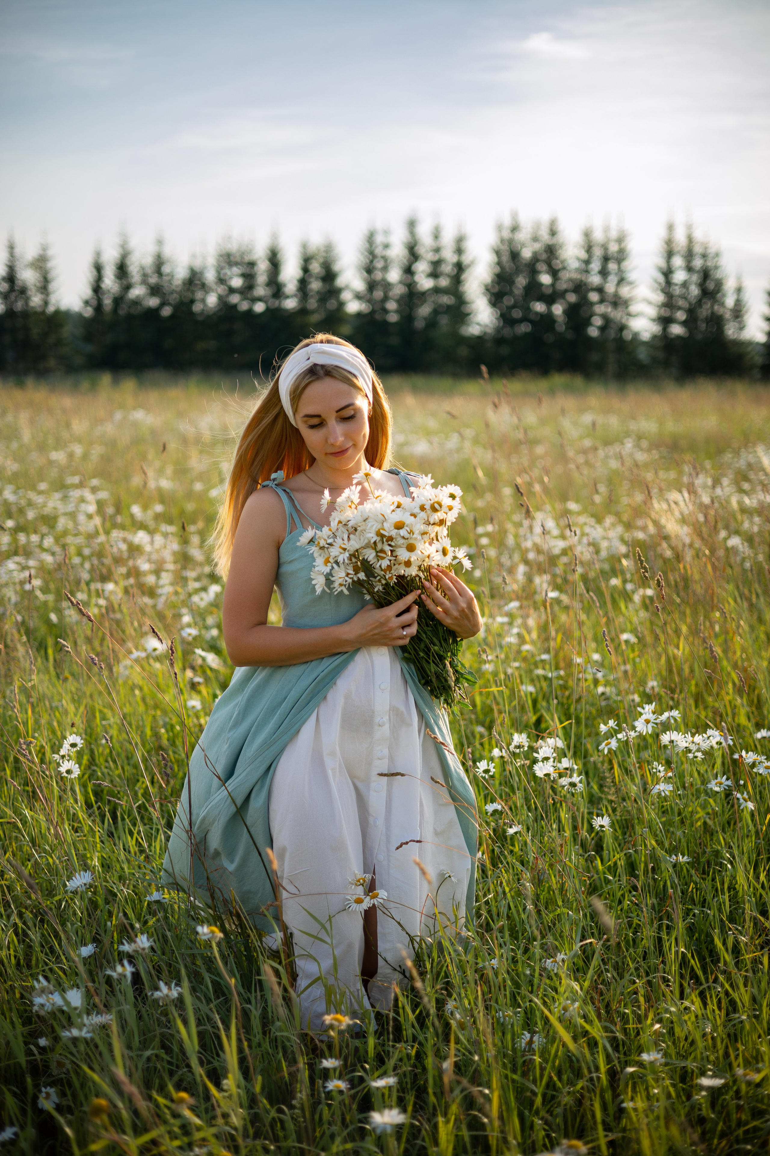 Индивидуальная фотосессия. Ромашки. Фотограф Самойлова Анна Архангельск, Северодвинск