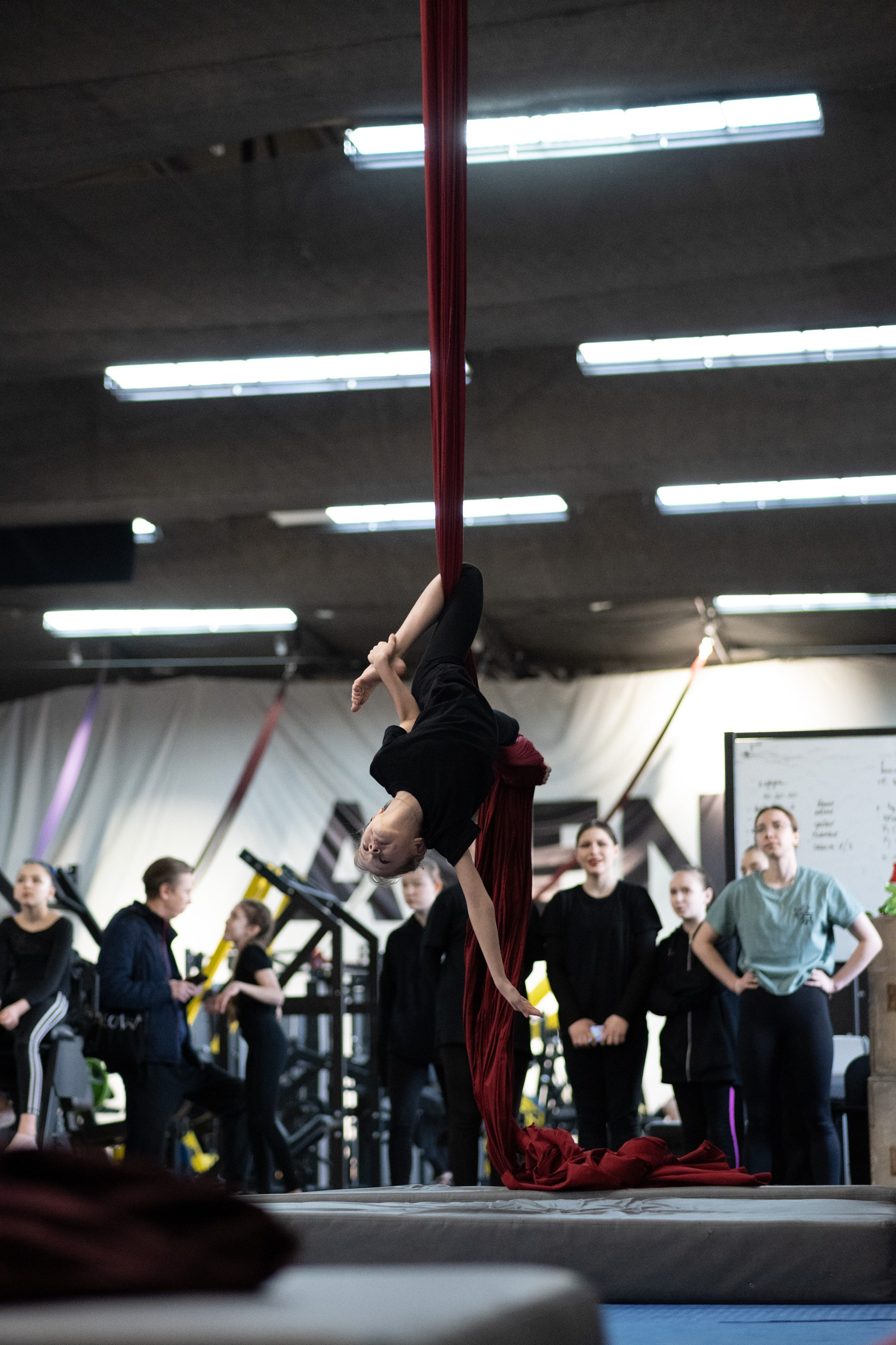 Внутриклубные соревнования по воздушной гимнастике 02.04.23