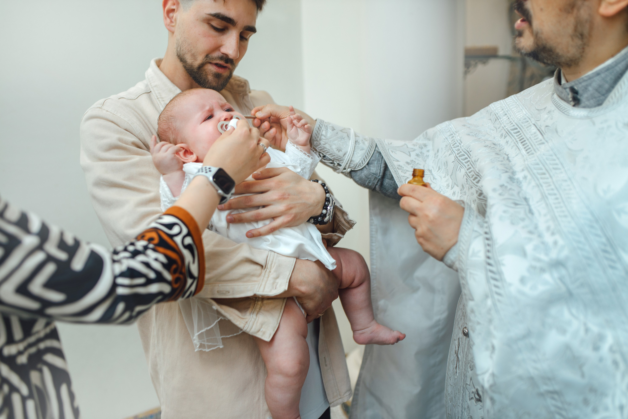 Таинство крещения Софии, апрель 2024