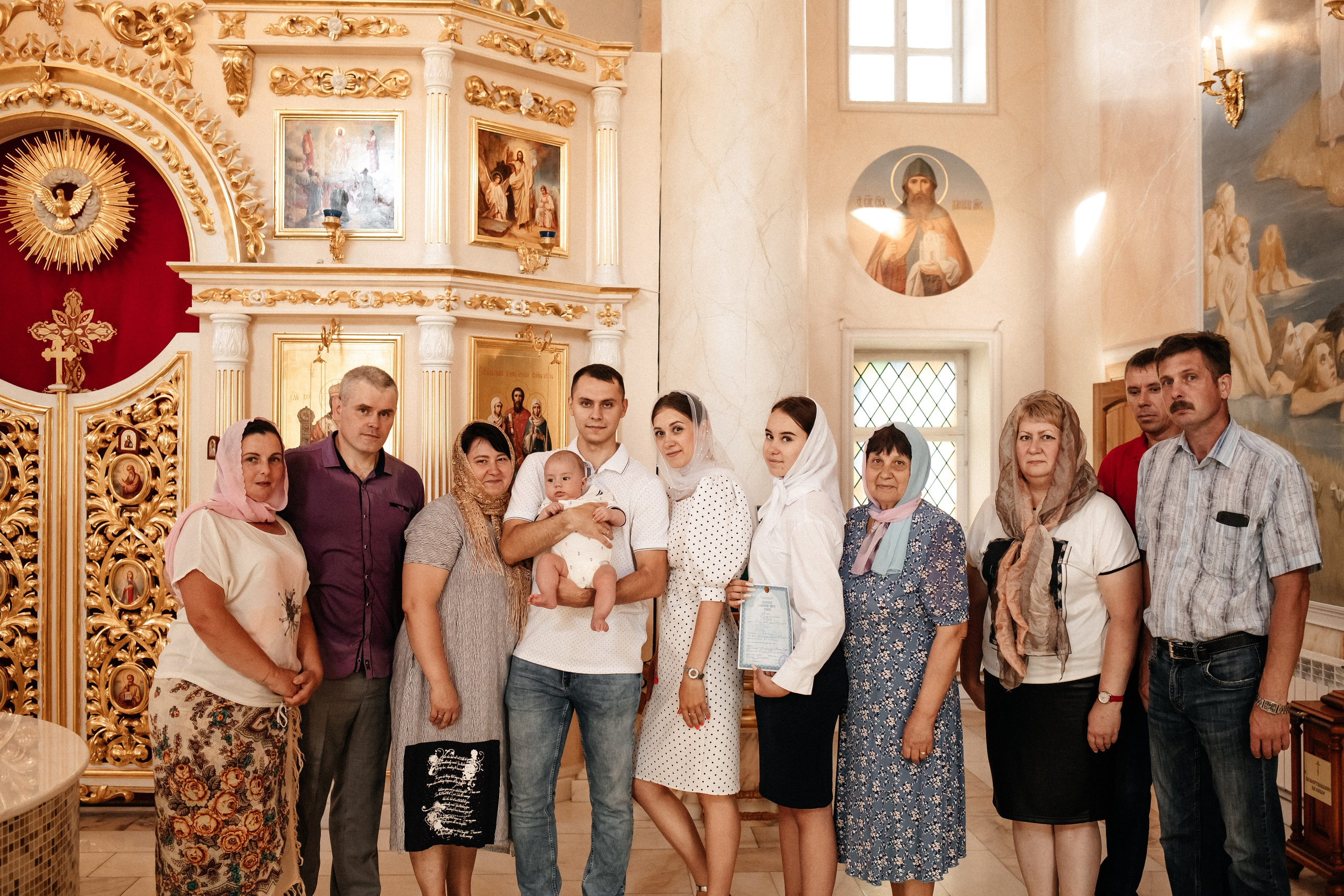 Крещение Артёма. Семейный и детский фотограф в Нижнем Новгороде Буслаева Мария