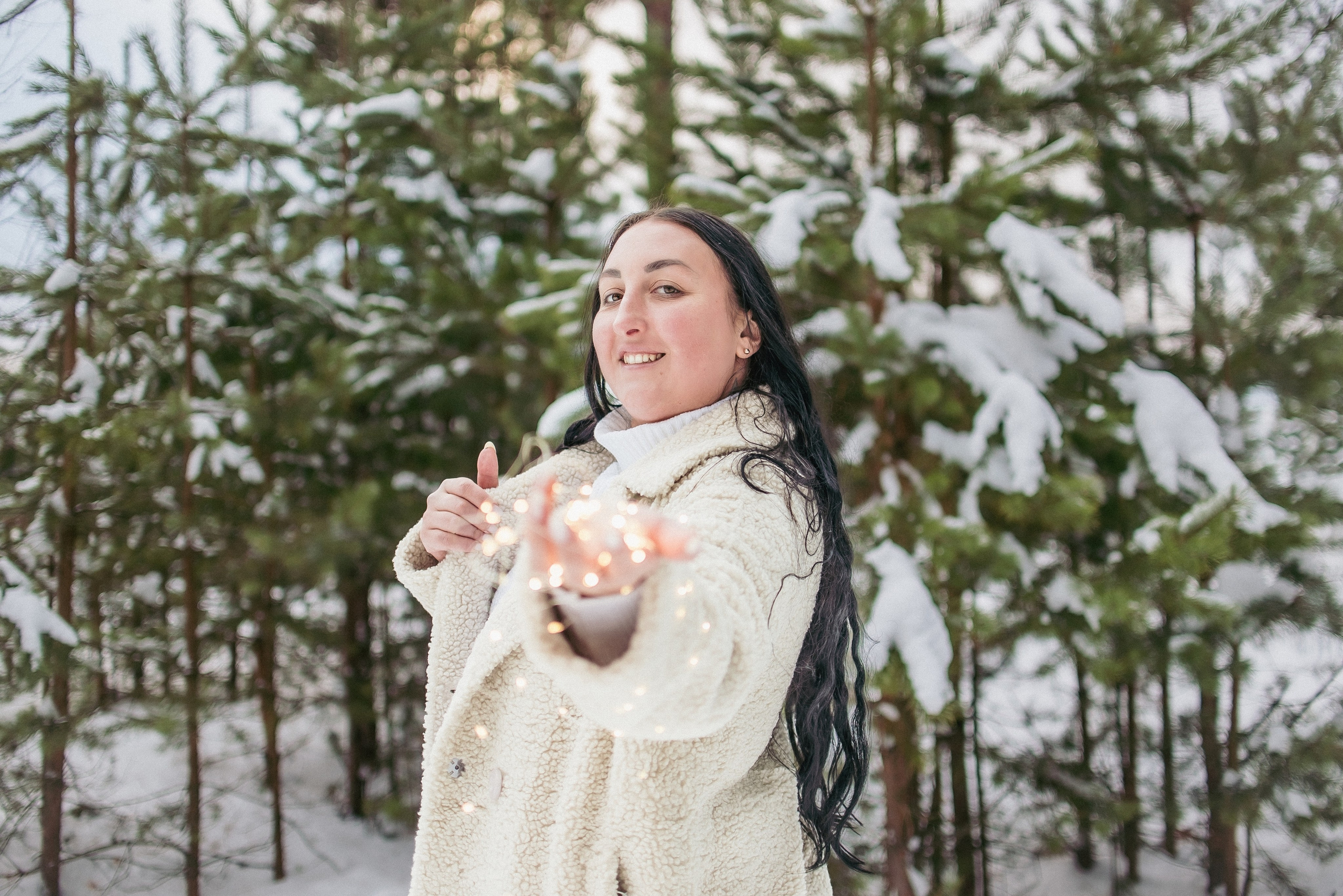 Зимняя фотосессия в лесу. Фотограф Макс Огурцов в Нижнем Новгороде
