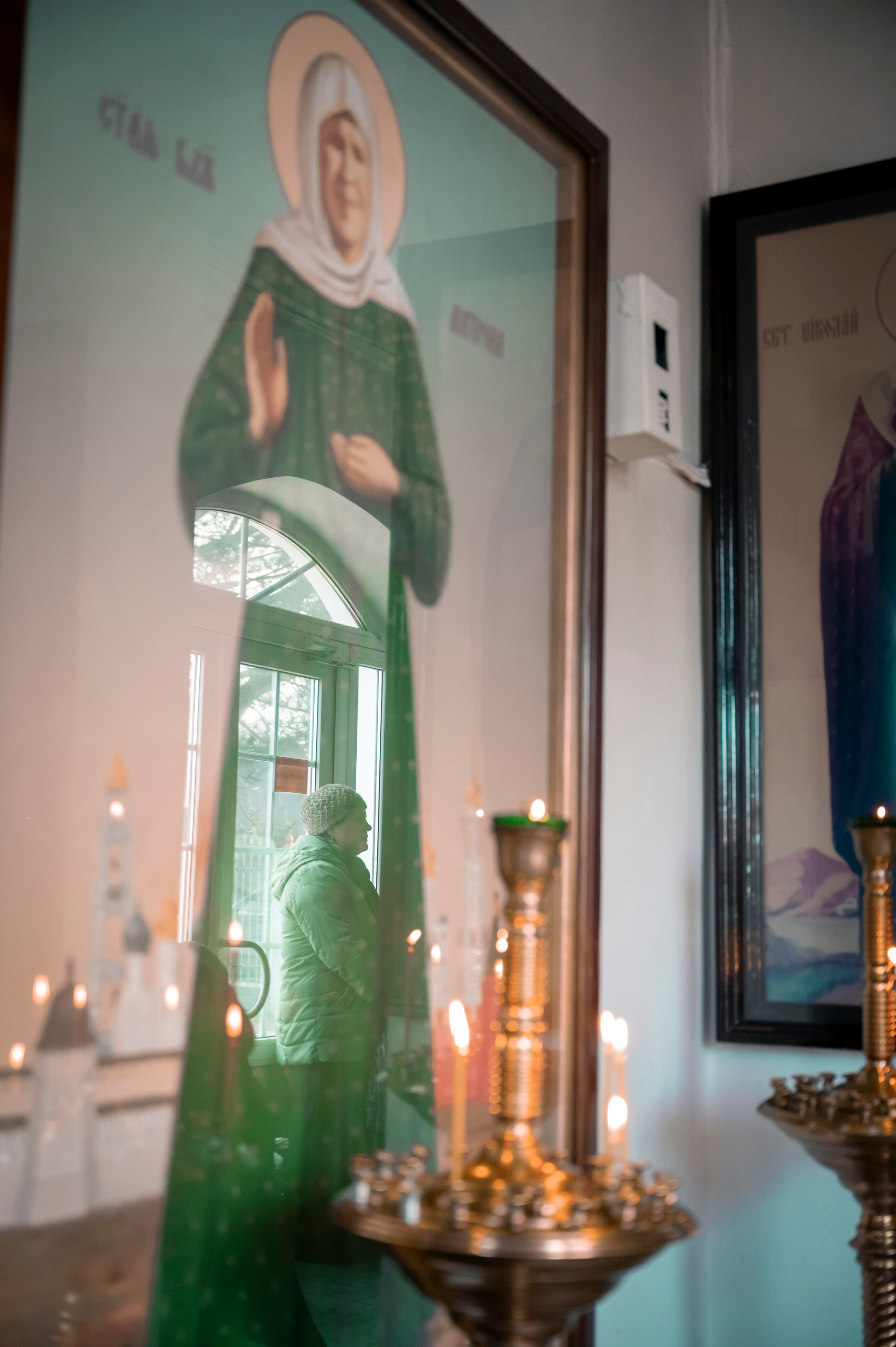 Никольский храм, г. Зерноград. Торжество Православия. Антон и Татьяна Денисенко — В храме